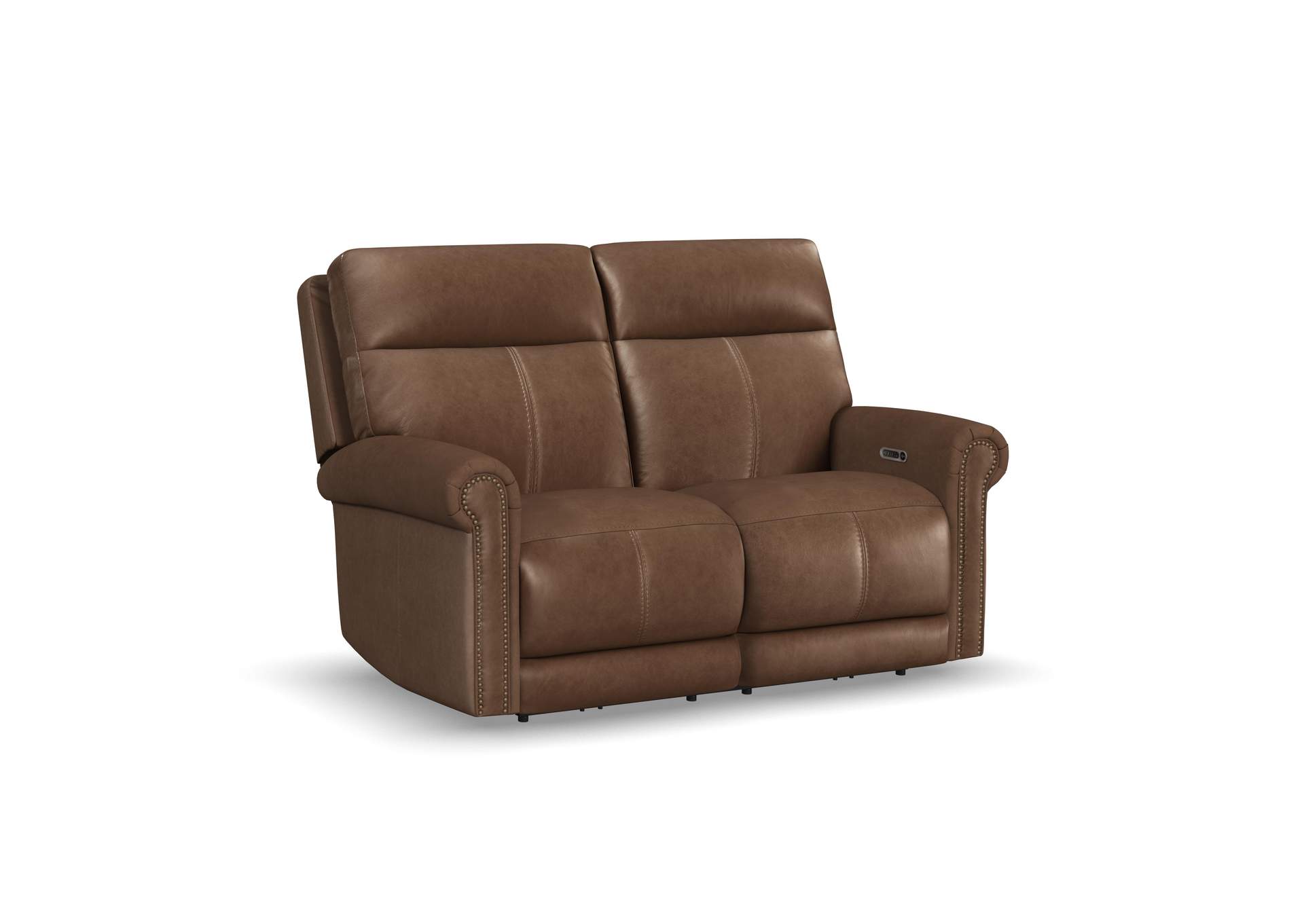 Alexander Power Reclining Loveseat with Power Headrest & Lumbar image 1