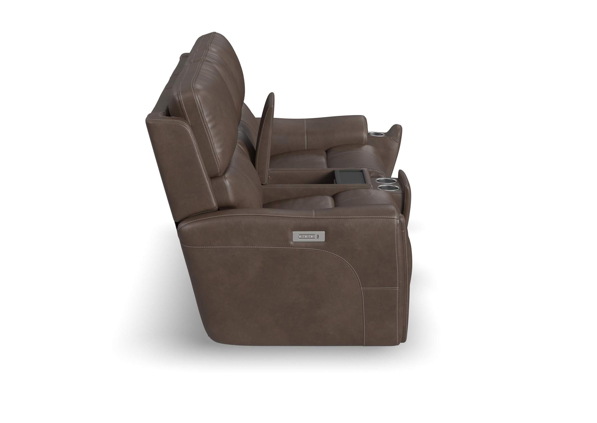 Carter Power Reclining Loveseat with Console & Power Headrests & Lumbar image 4