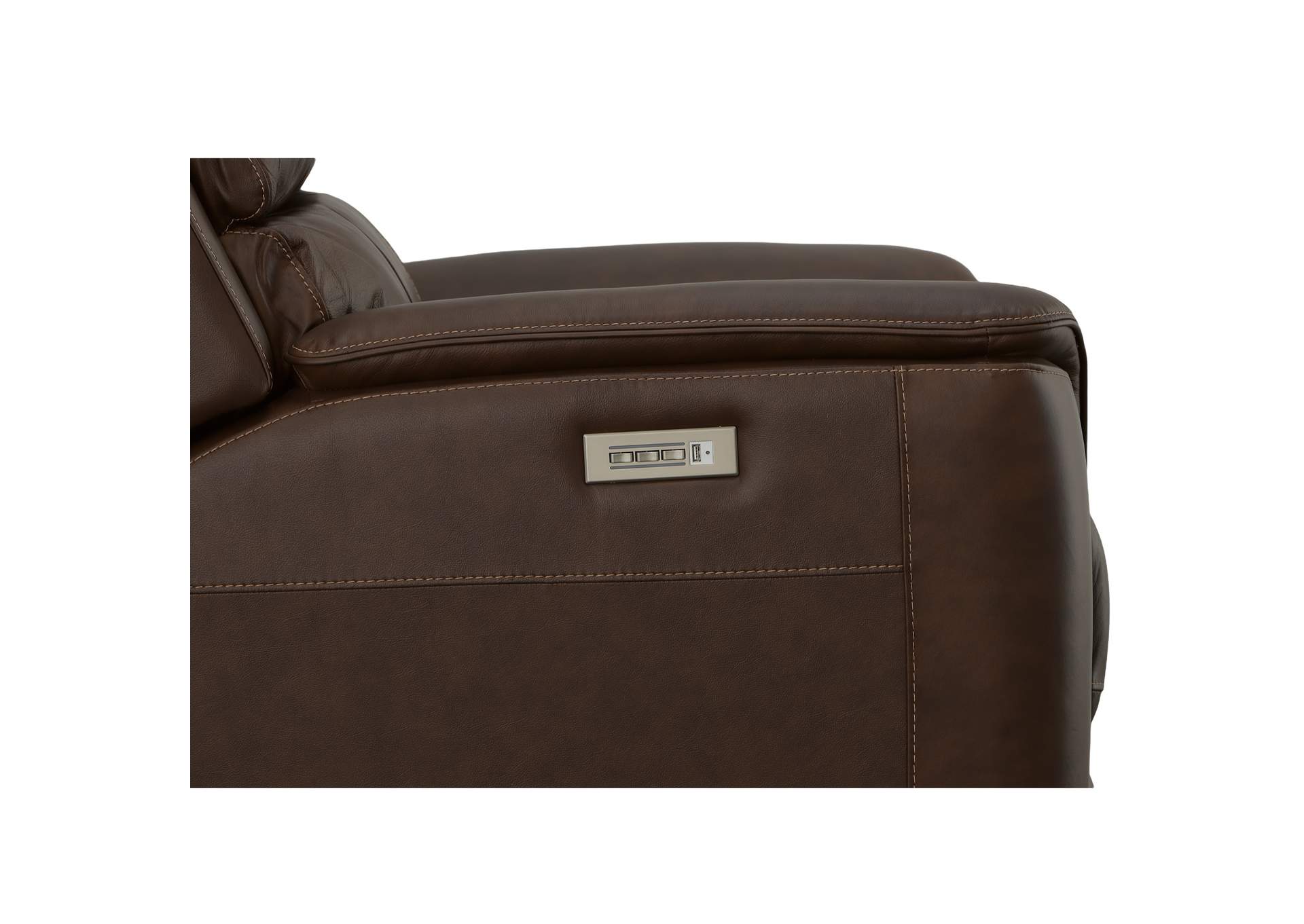 Henry Power Recliner with Power Headrest & Lumbar image 7