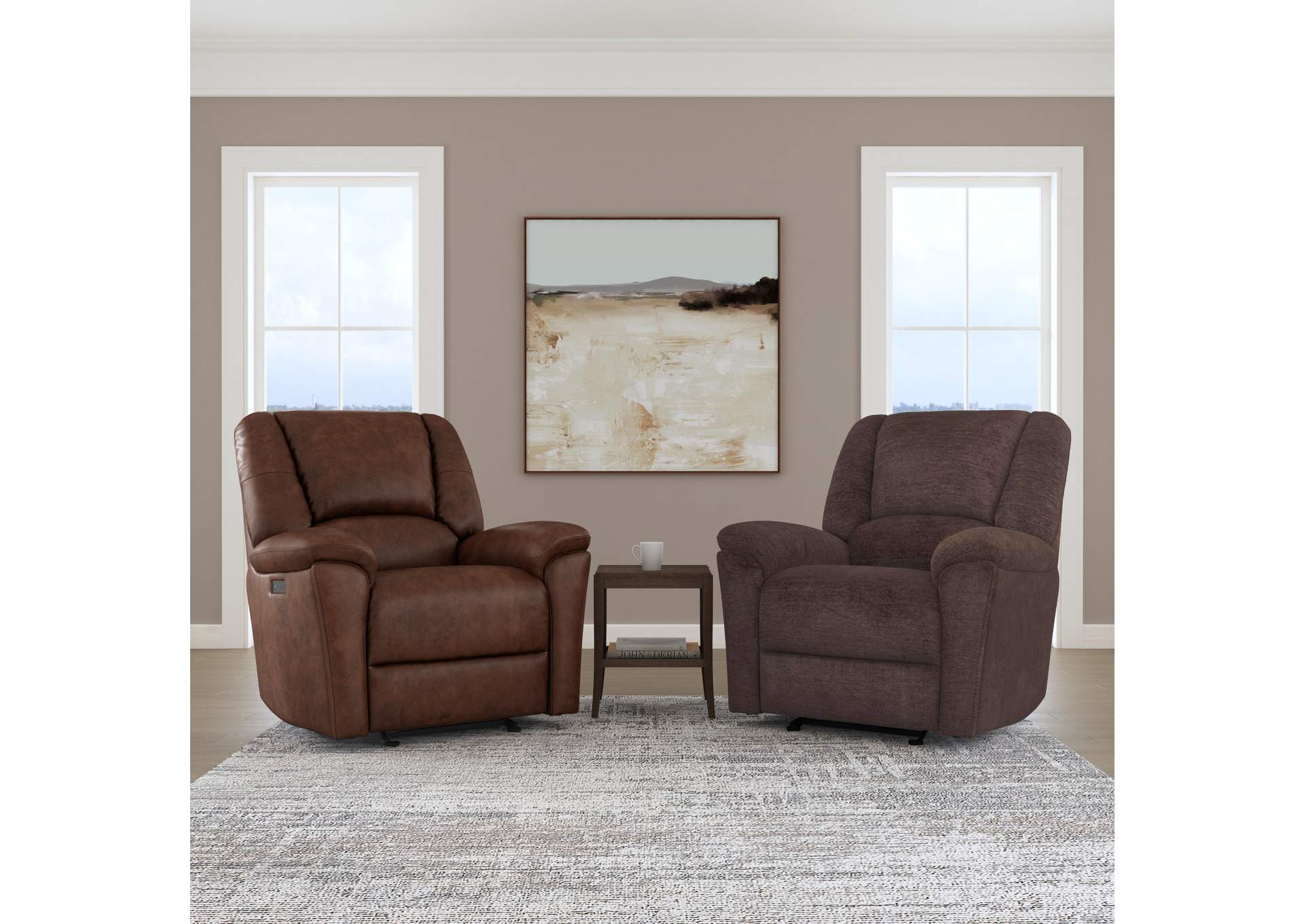 Plush Perfect Match Power Gliding Recliner with Power Headrest & Lumbar image 11