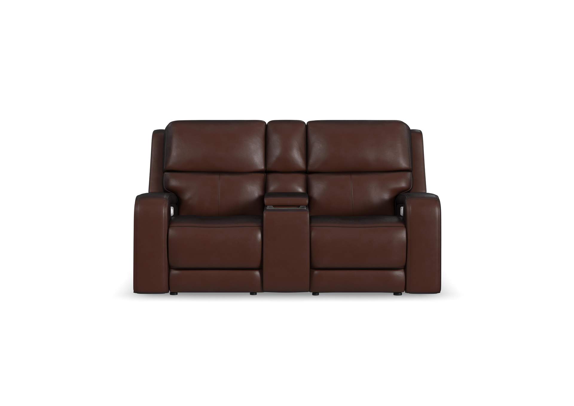 Oasis Power Reclining Loveseat with Console, Power Headrests, Lumbar, Heat & Massage image 3