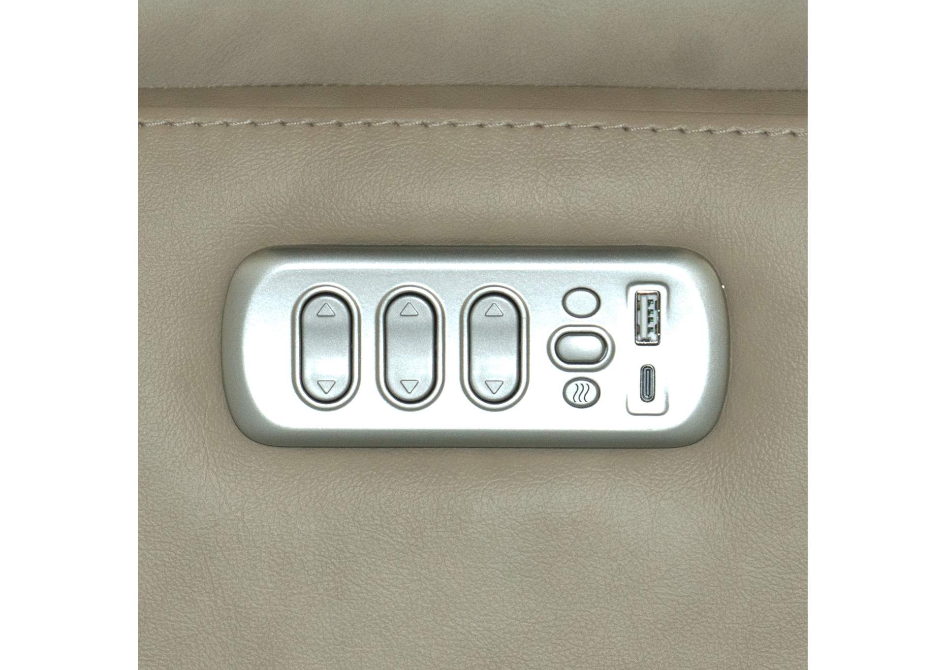 Henry Power Swivel Gliding Recliner with Power Headrest, Lumbar, Heat & Massage image 9