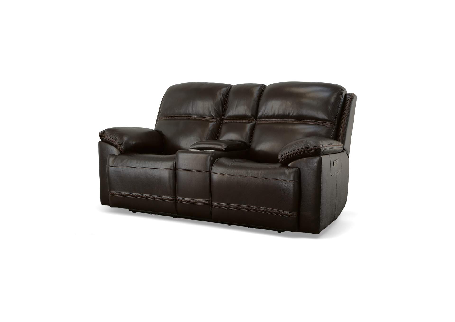 Jackson Power Reclining Loveseat with Console & Power Headrests image 3