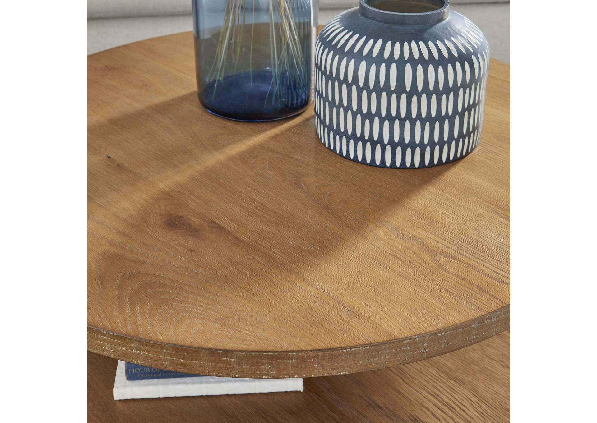 Millwork Round Coffee Table image 6
