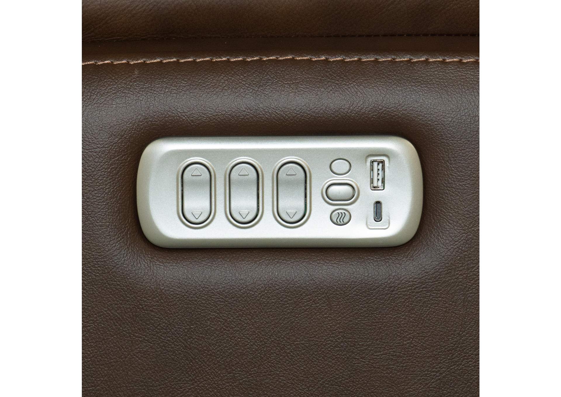 Henry Power Swivel Gliding Recliner with Power Headrest, Lumbar, Heat & Massage image 9