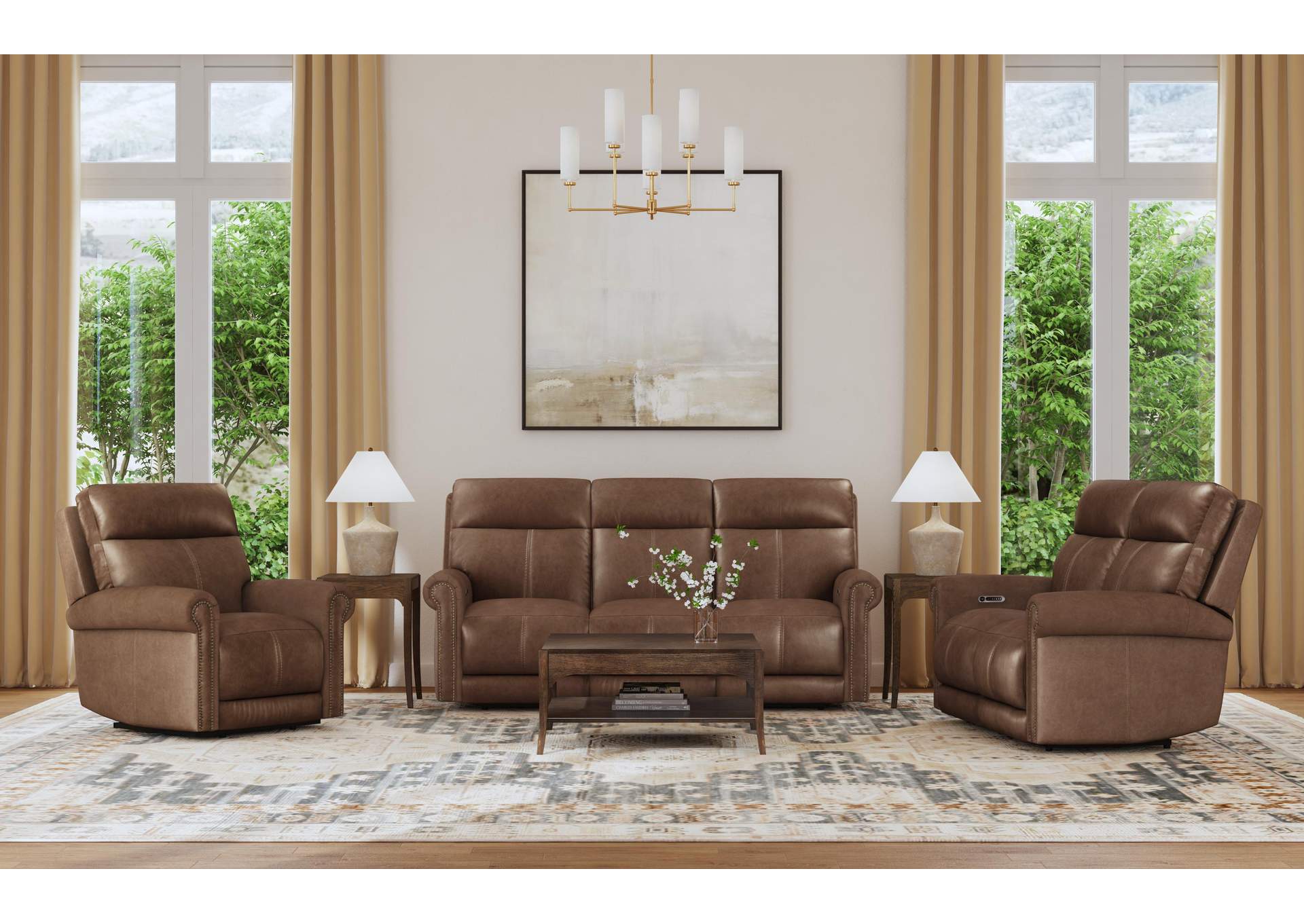Alexander Power Recliner with Power Headrest & Lumbar image 6