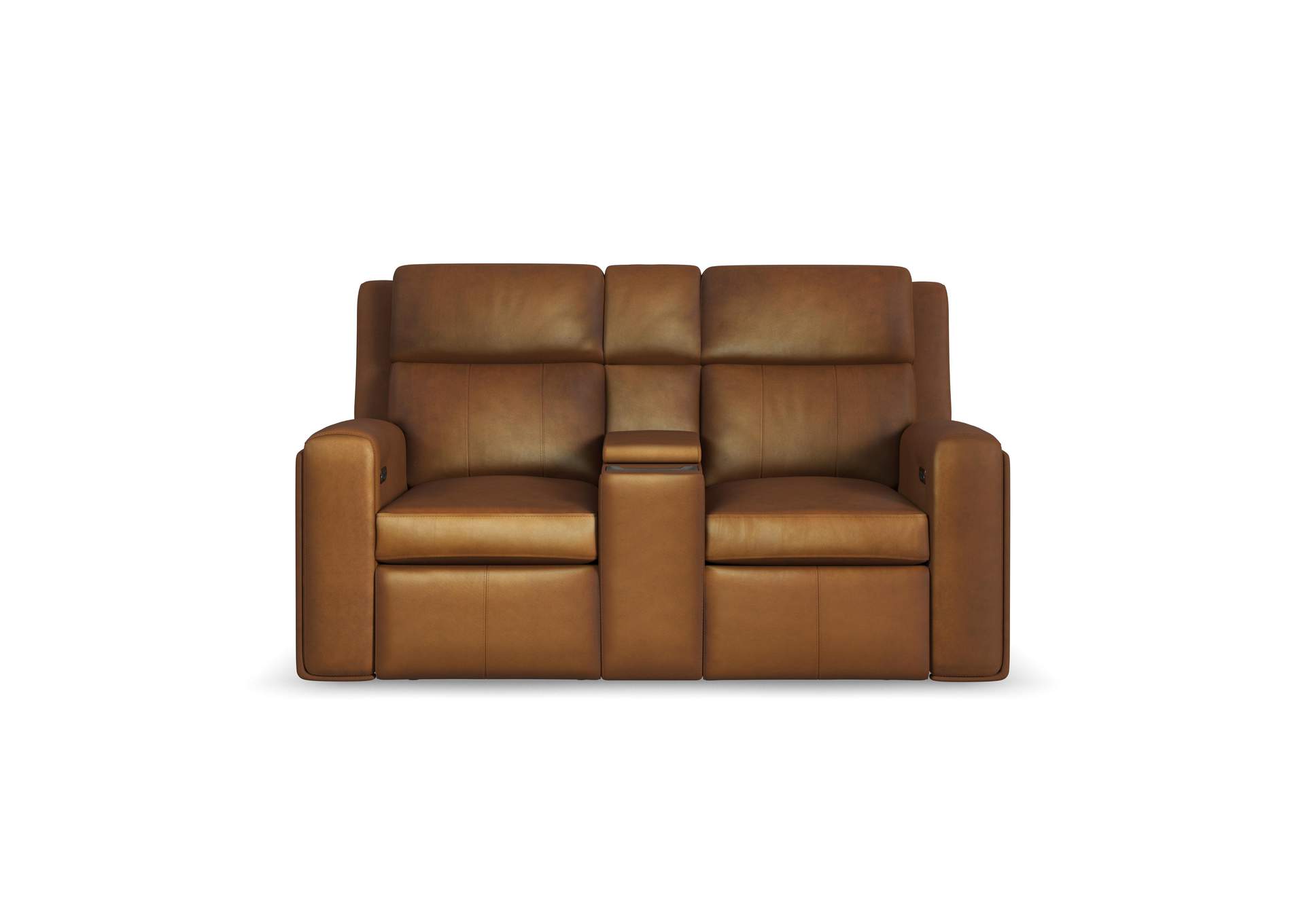 Wyatt Power Reclining Loveseat with Console & Power Headrests & Lumbar image 3