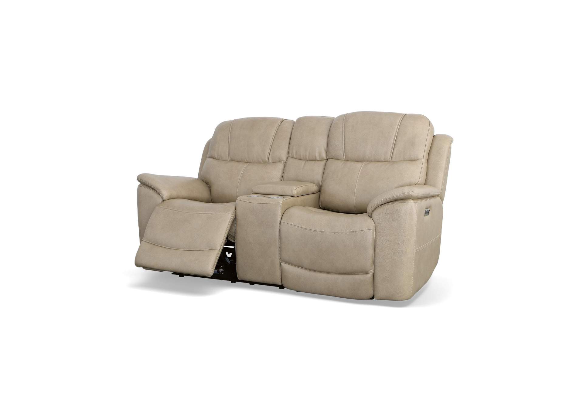Crew Power Reclining Loveseat with Console, Power Headrests & Lumbar image 5