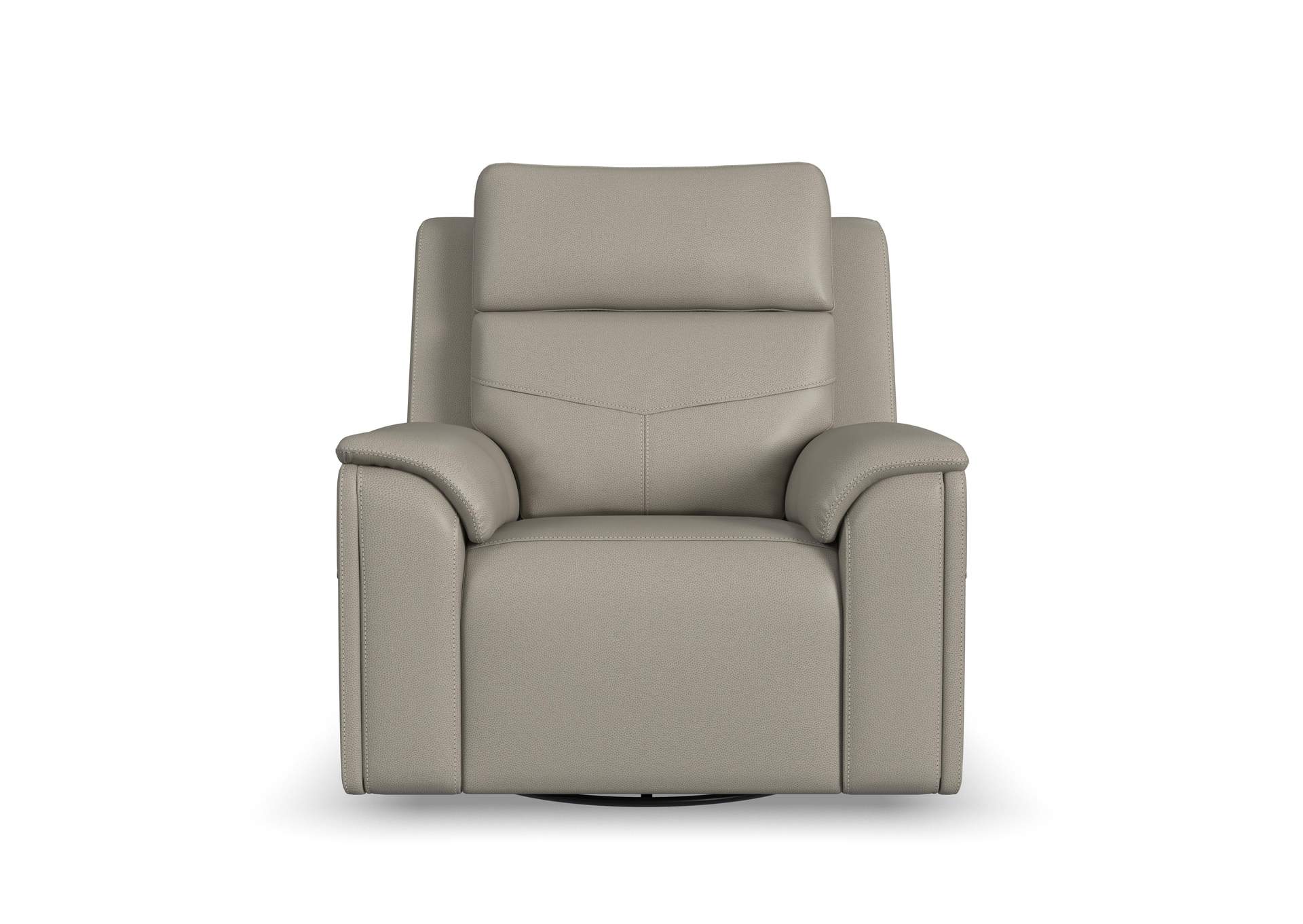 Vernon Power Swivel Gliding Recliner with Power Headrest, Lumbar, Heat & Massage image 3