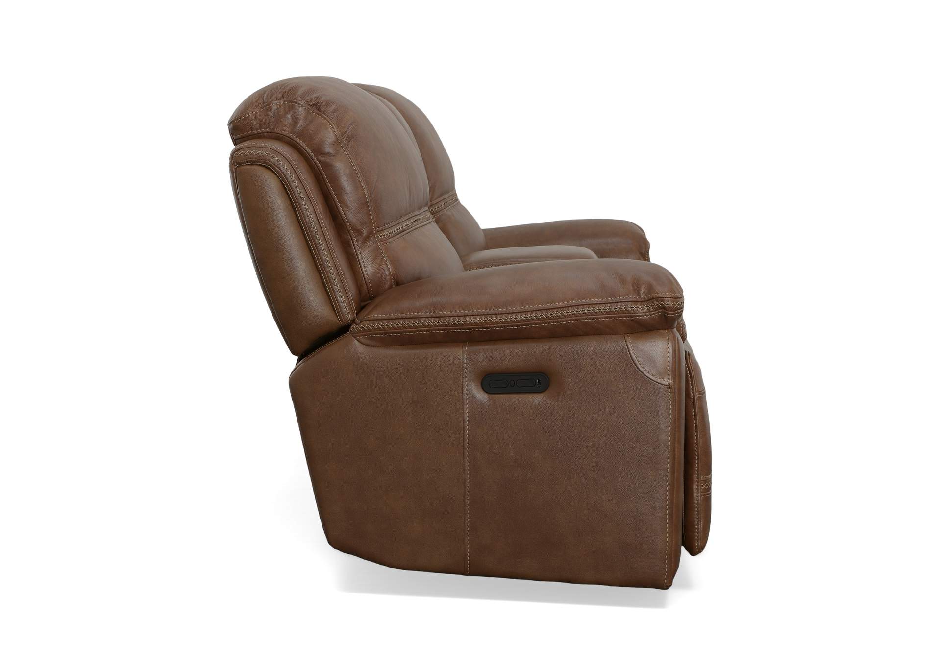Fenwick Power Reclining Loveseat with Console & Power Headrests image 6