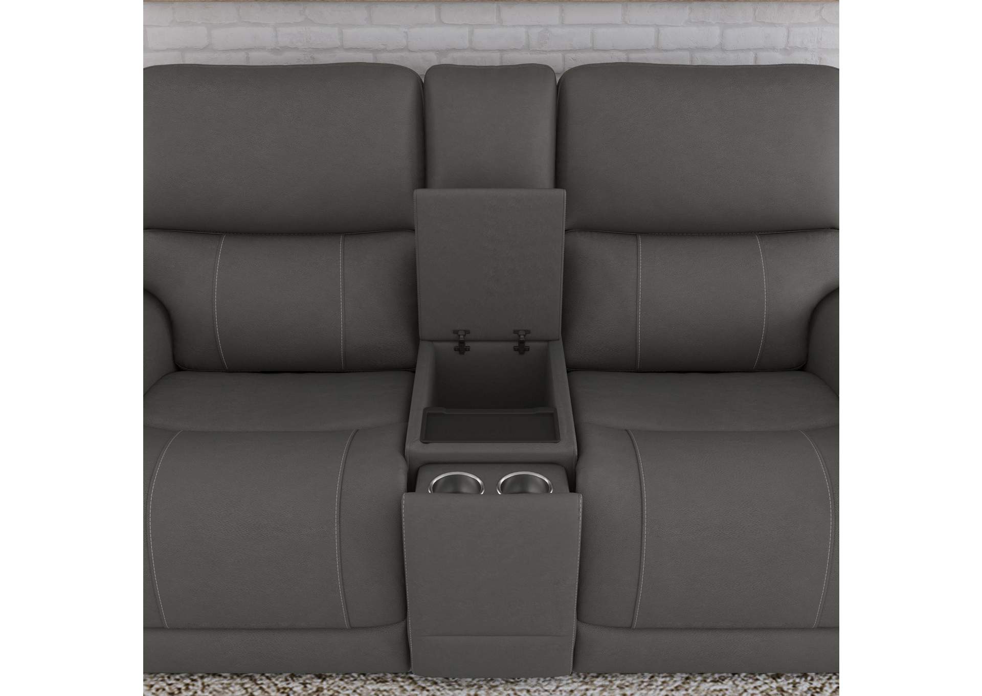 Carter Power Reclining Loveseat with Console & Power Headrests & Lumbar image 10