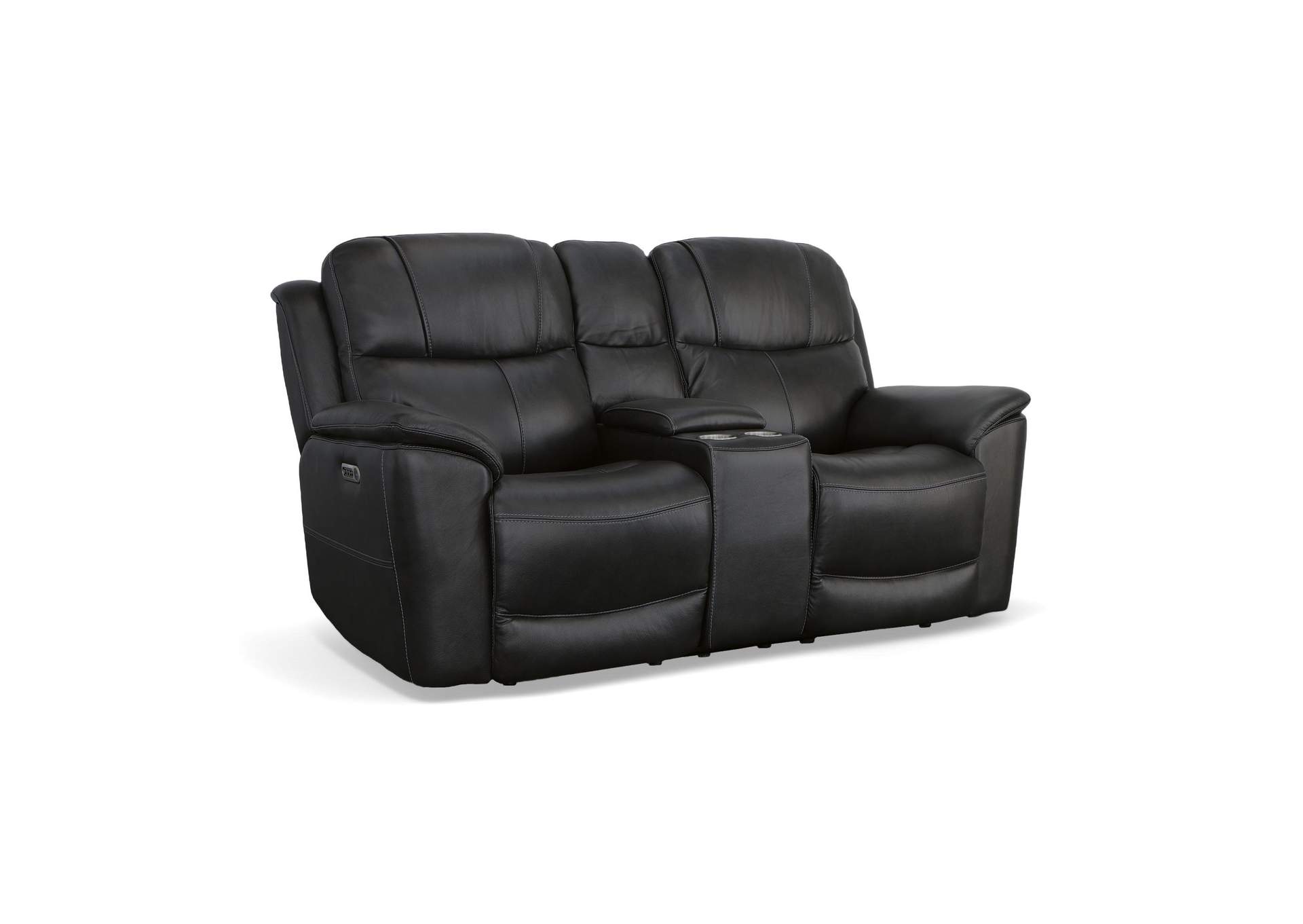 Crew Power Reclining Loveseat with Console, Power Headrests & Lumbar image 3