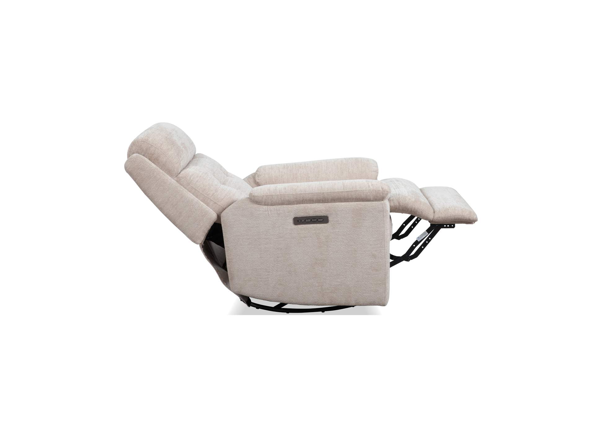Sophisticated Perfect Match Power Swivel Gliding Recliner with Power Headrest & Lumbar image 4