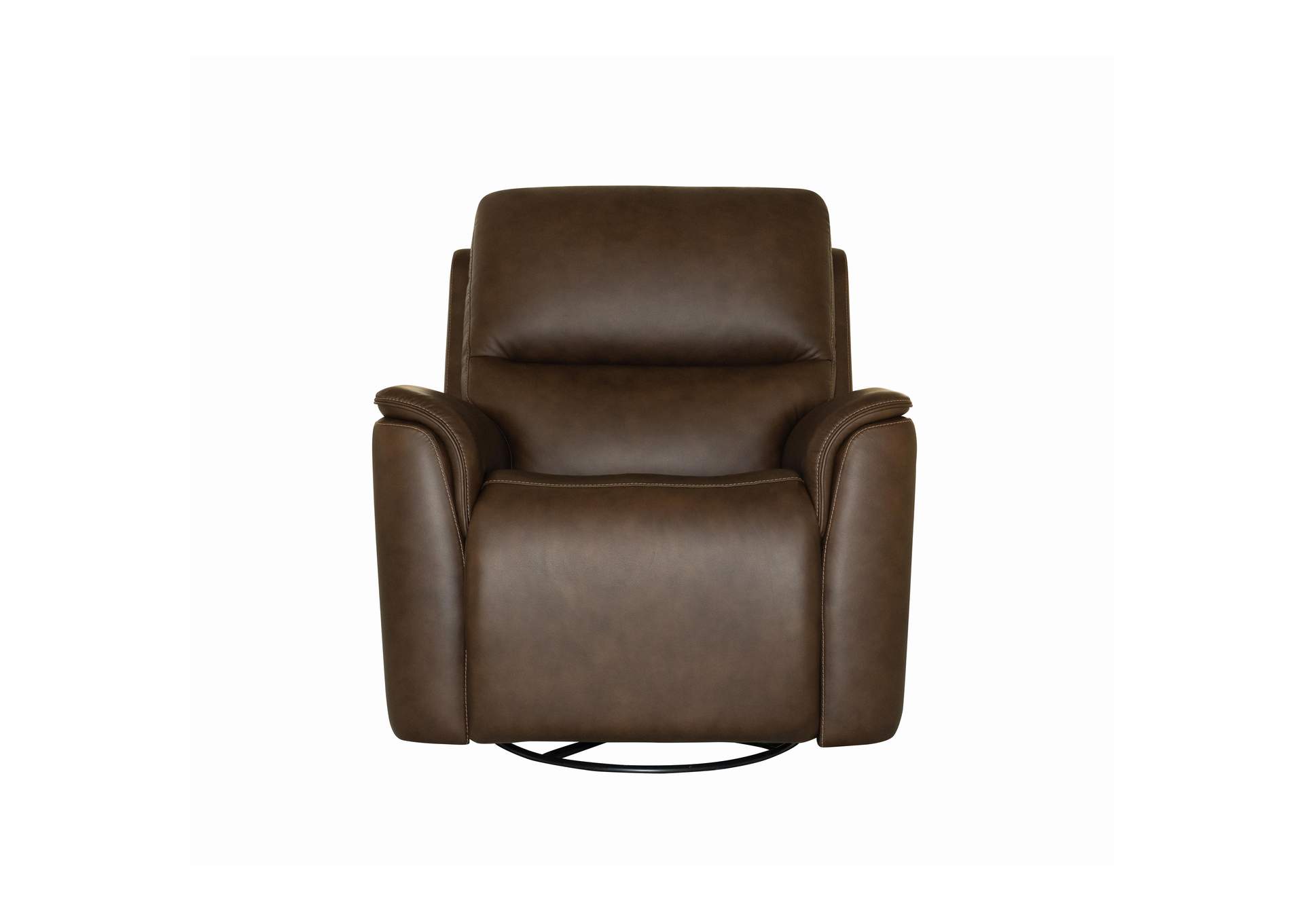 Henry Power Swivel Gliding Recliner with Power Headrest, Lumbar, Heat & Massage image 6