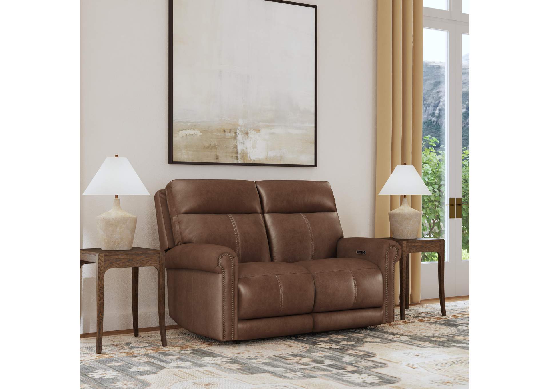 Alexander Power Reclining Loveseat with Power Headrest & Lumbar image 7