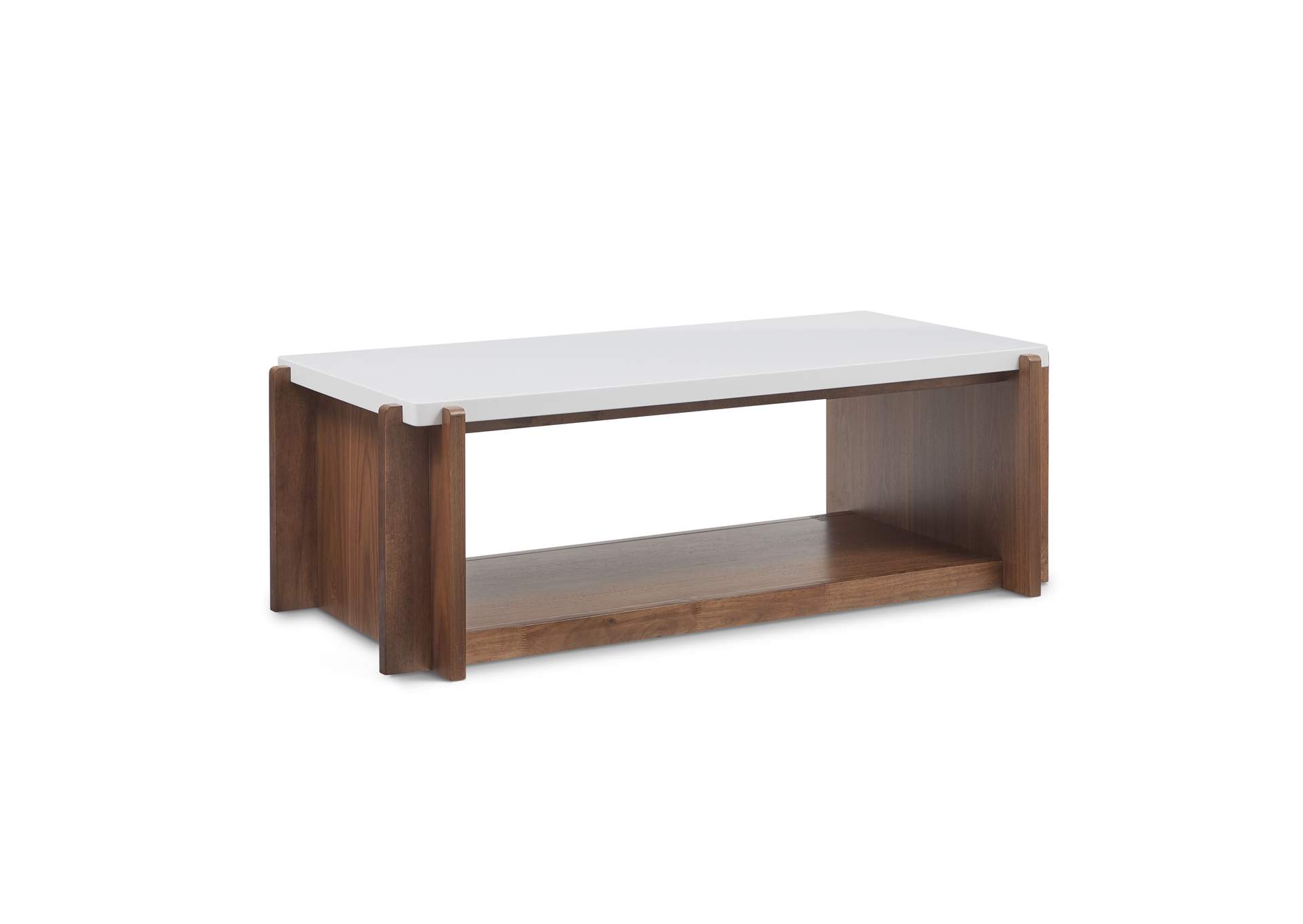Lincoln Rectangular Coffee Table with Casters image 1