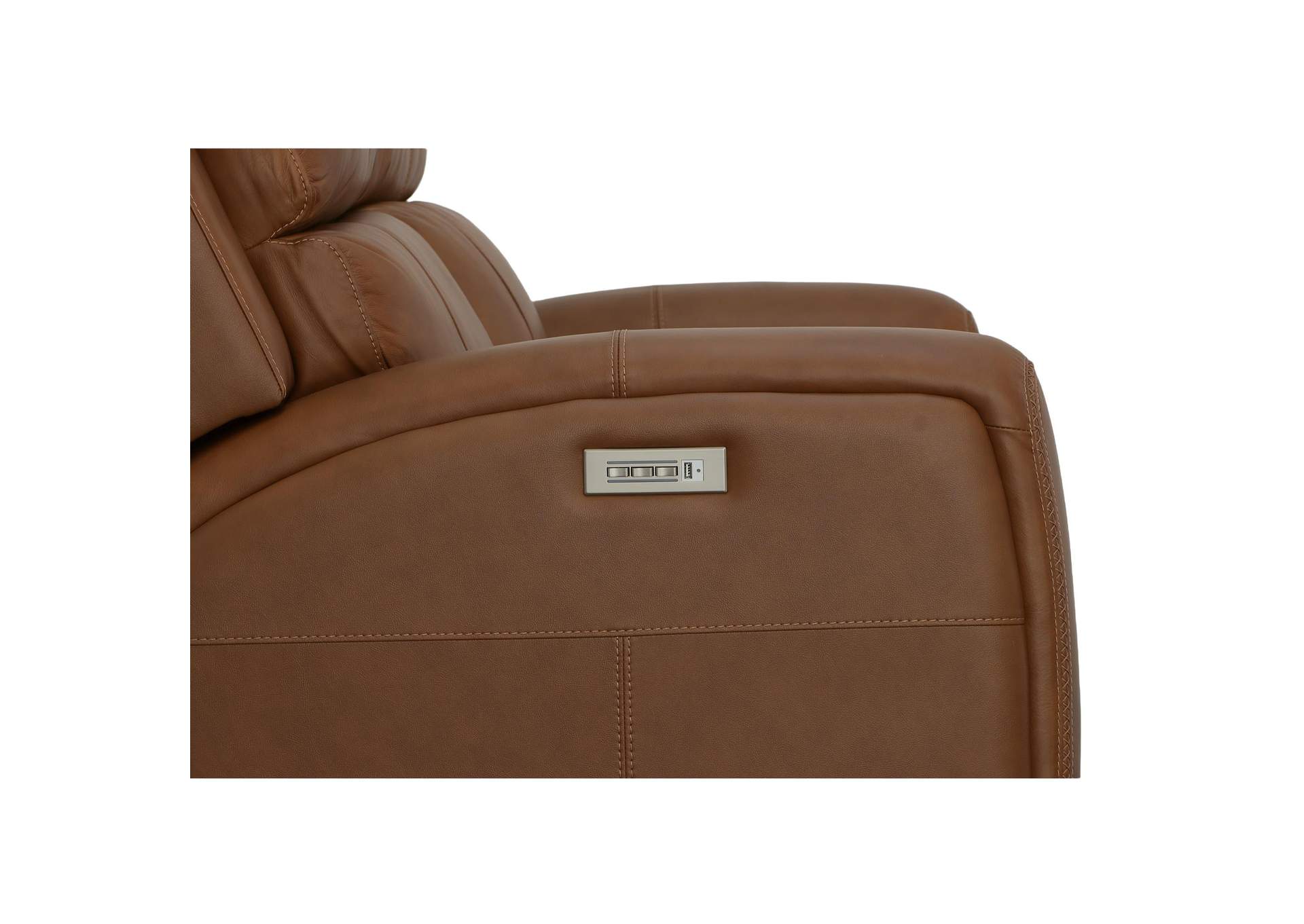 Linden Power Reclining Loveseat with Power Headrests & Lumbar image 7