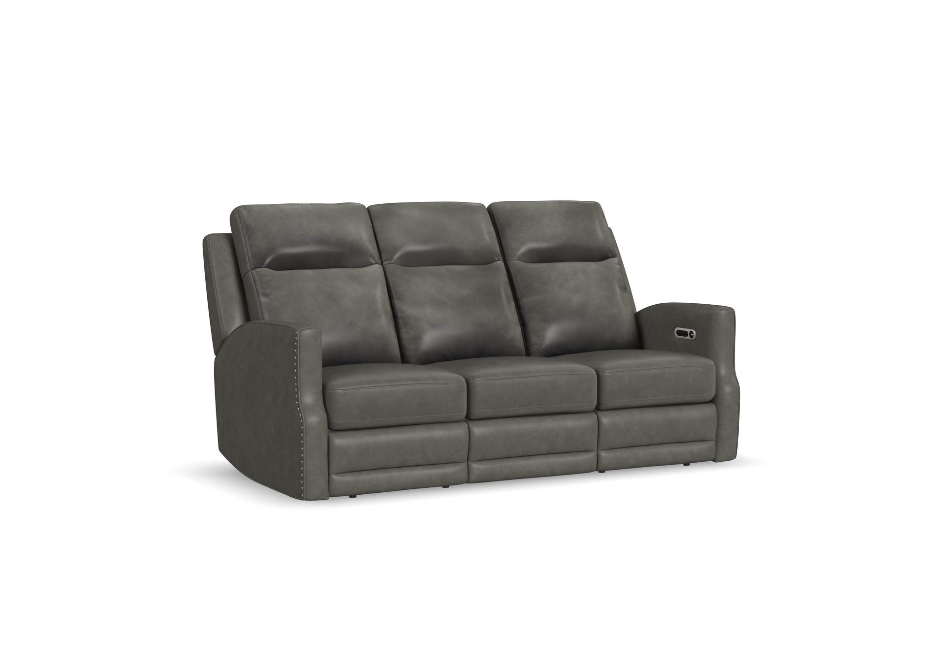 Maxwell Power Reclining Sofa with Power Headrests and Lumbar image 1