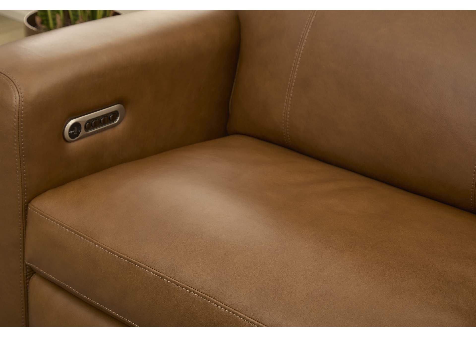Wyatt Power Reclining Loveseat with Console & Power Headrests & Lumbar image 6