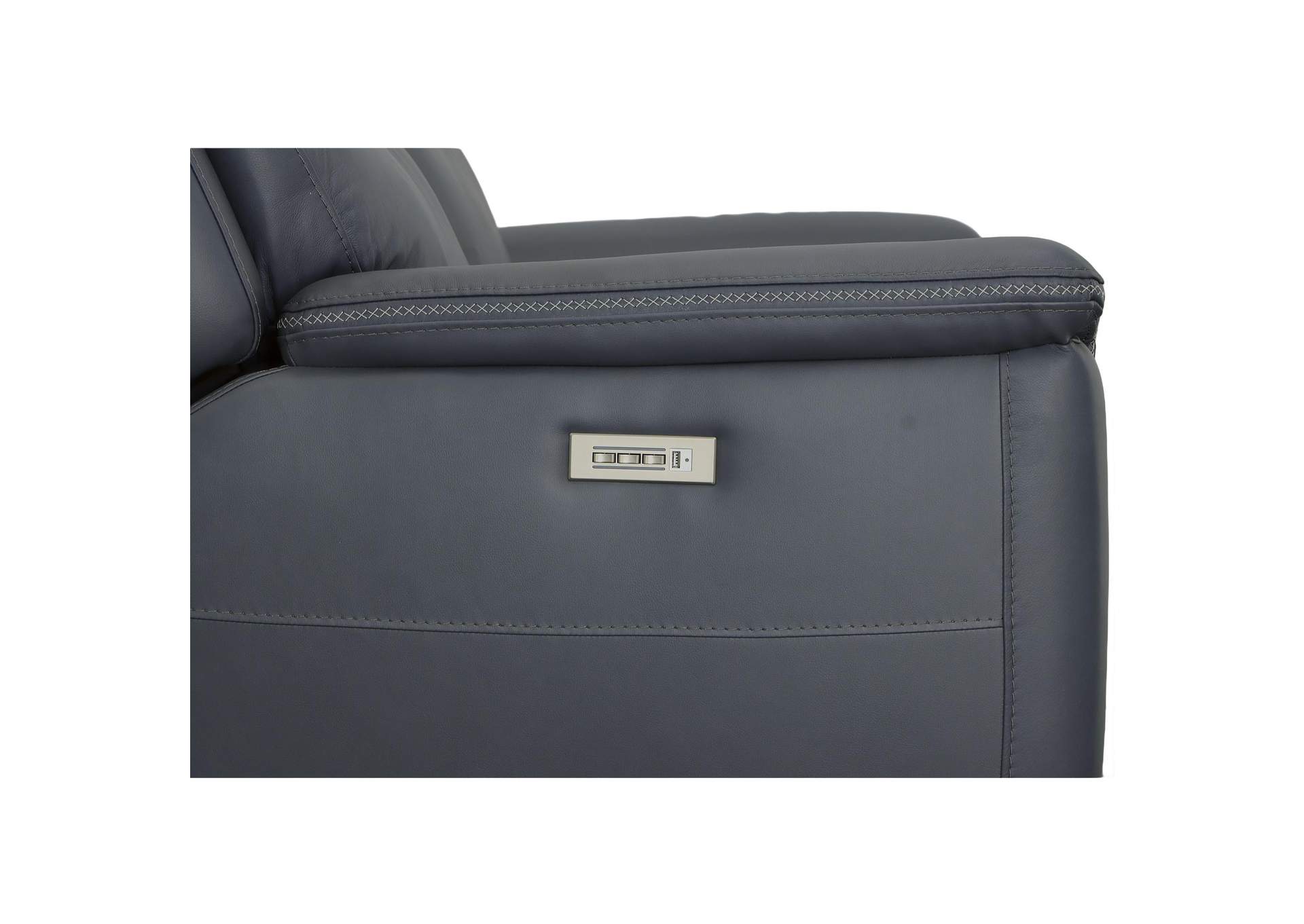 Sawyer Power Reclining Loveseat w/ Pwr Headrests, Lumbar image 7
