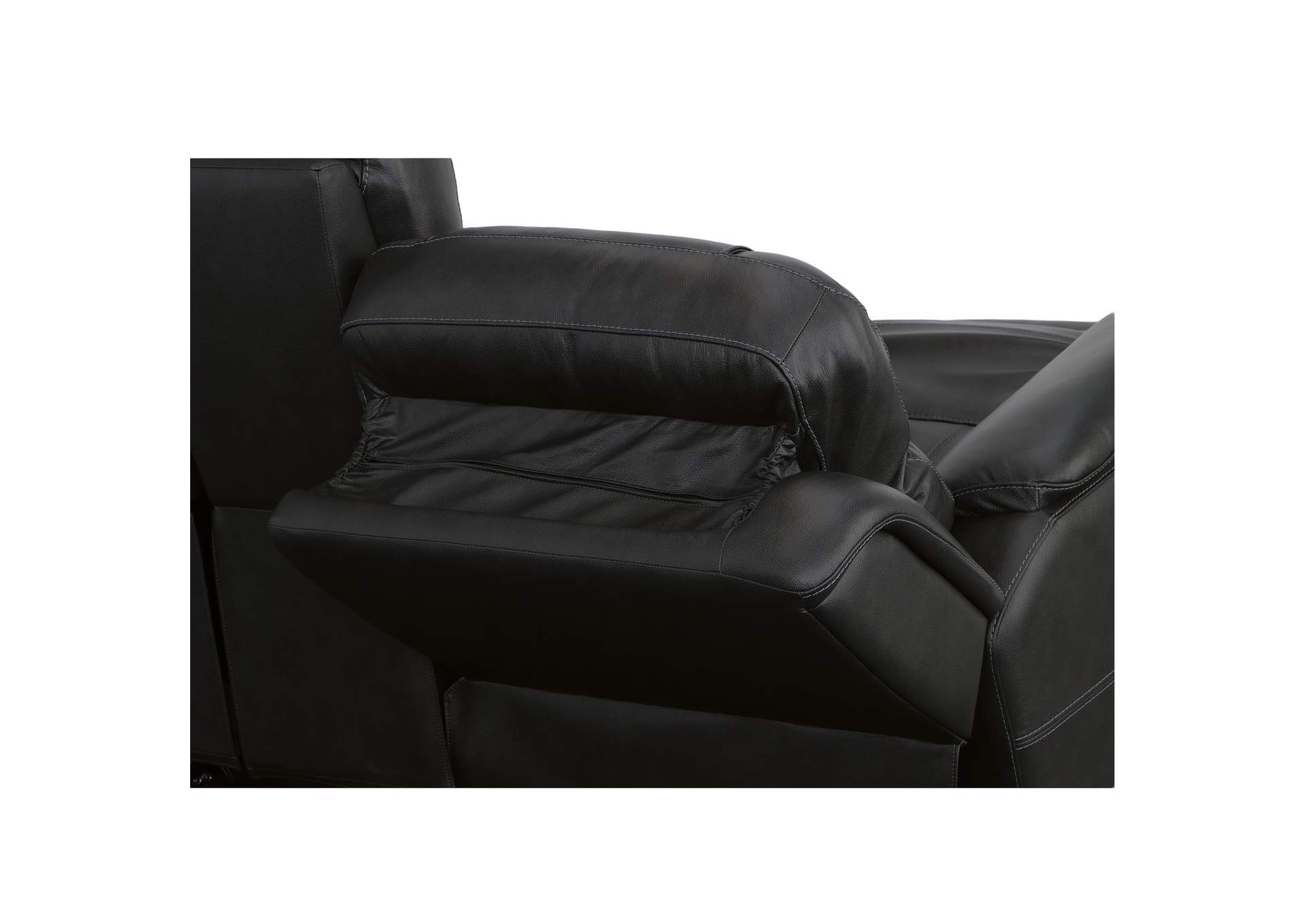 Crew Power Reclining Loveseat with Console, Power Headrests & Lumbar image 9