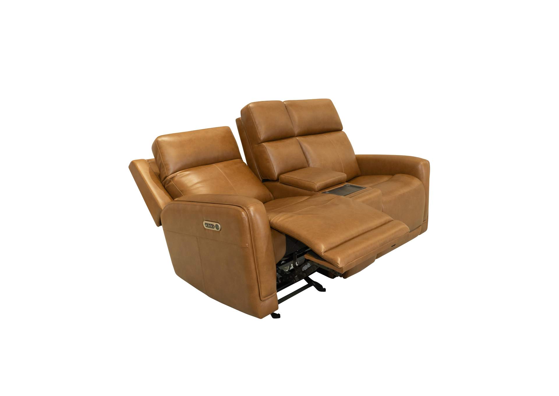 Alister Power Gliding Loveseat with Console, Power Headrests & Lumbar image 5