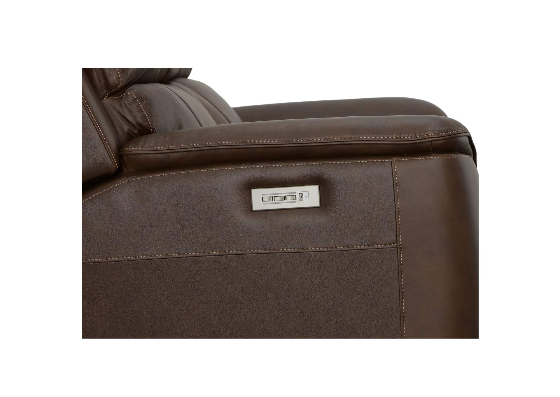 Henry Power Reclining Loveseat with Power Headrests & Lumbar image 7