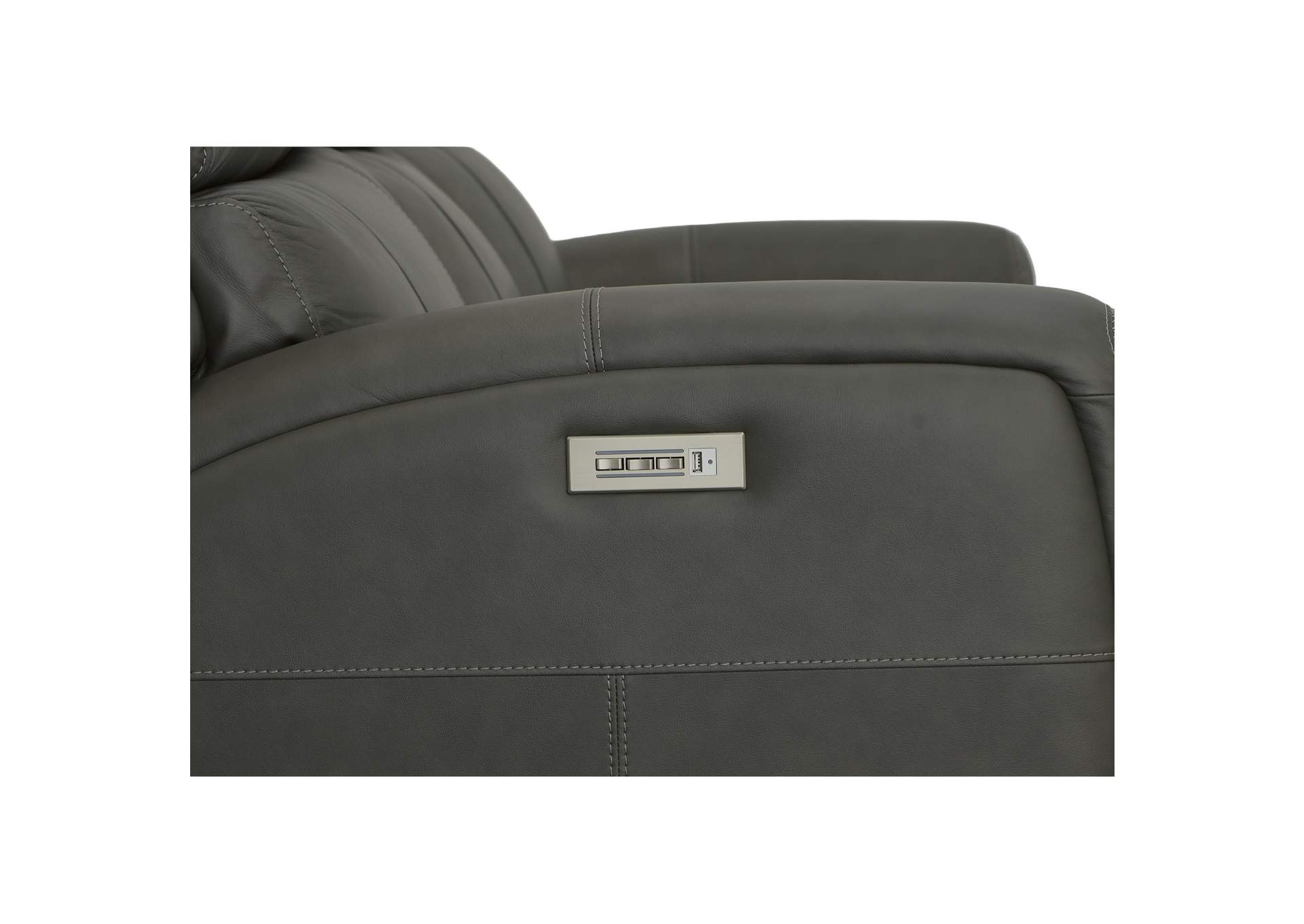 Linden Power Reclining Sofa with Power Headrests & Lumbar image 7