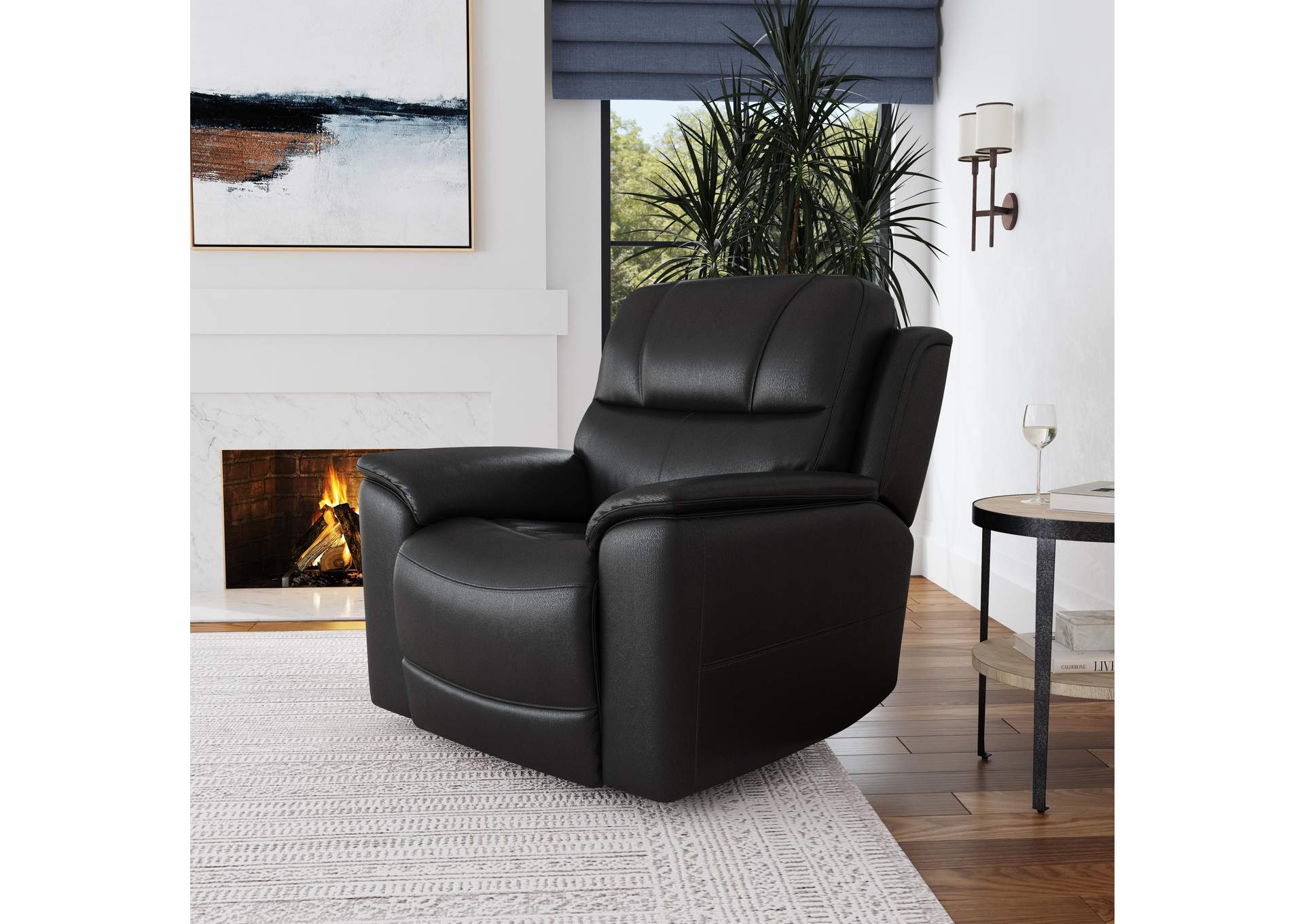 Crew Power Recliner with Power Headrest & Lumbar image 12
