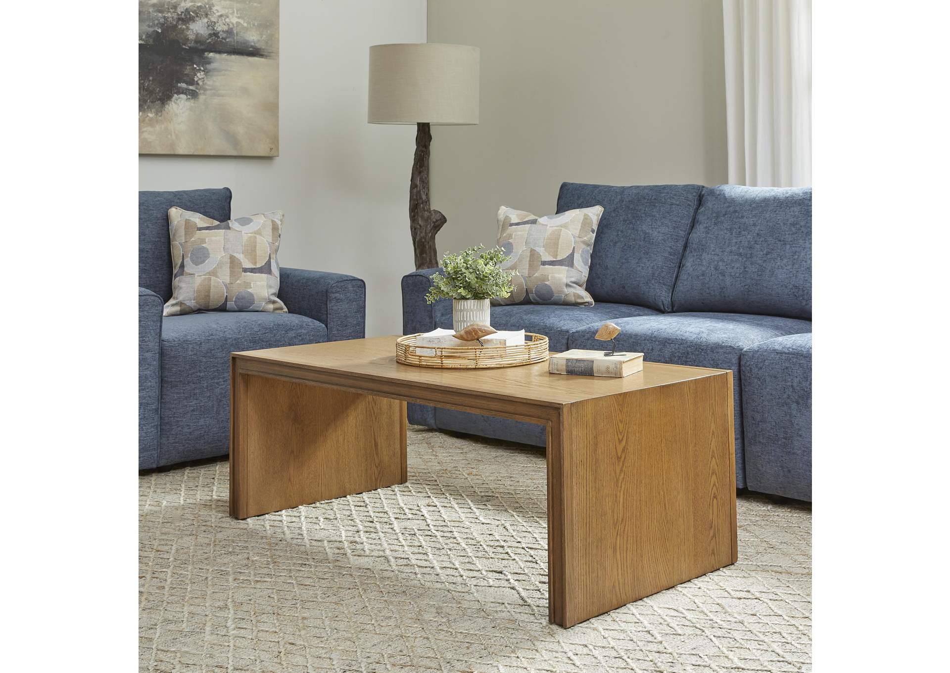 Waterfall Rectangular Coffee Table image 6