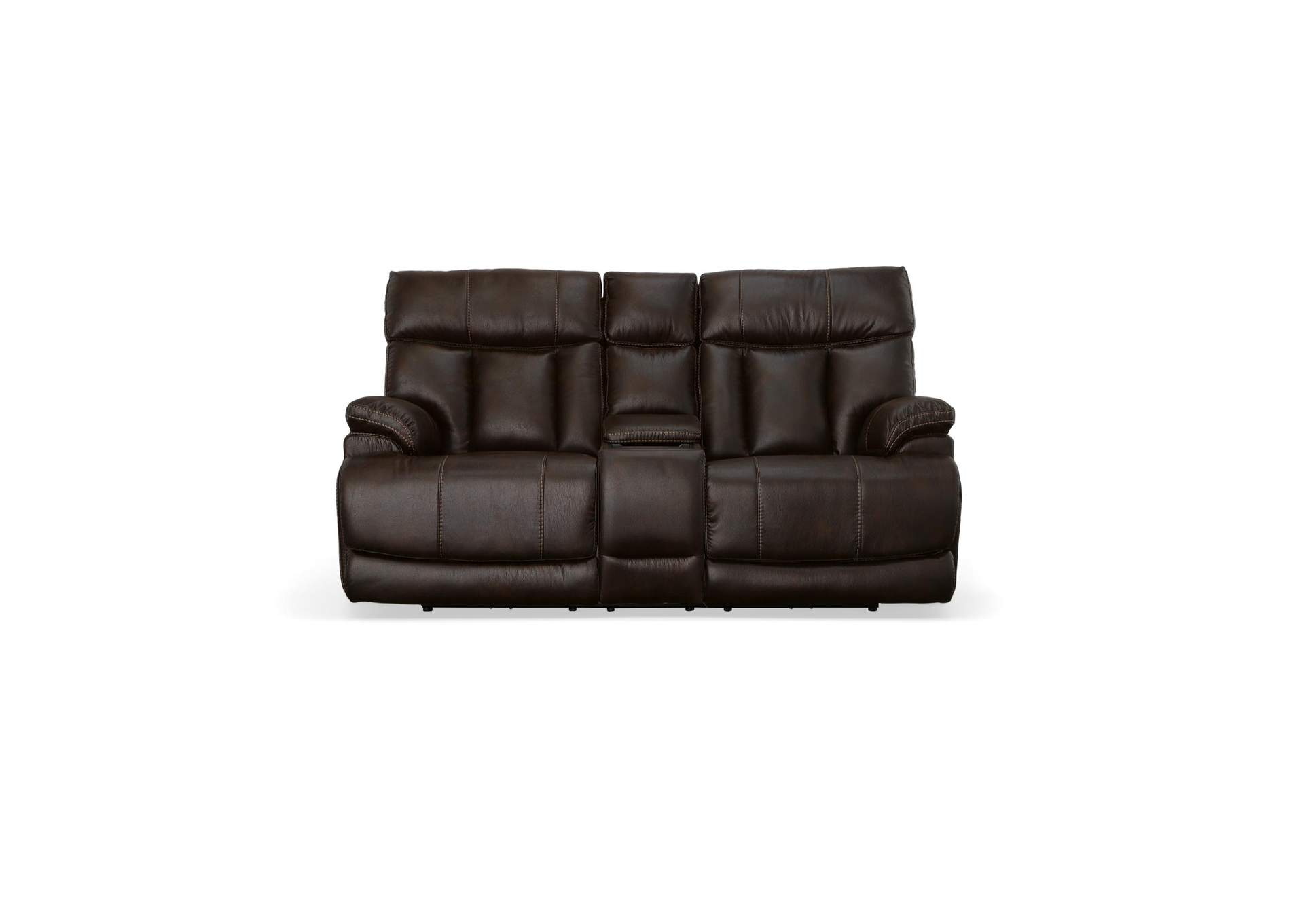 Clive Power Reclining Loveseat with Console, Power Headrests & Lumbar image 5