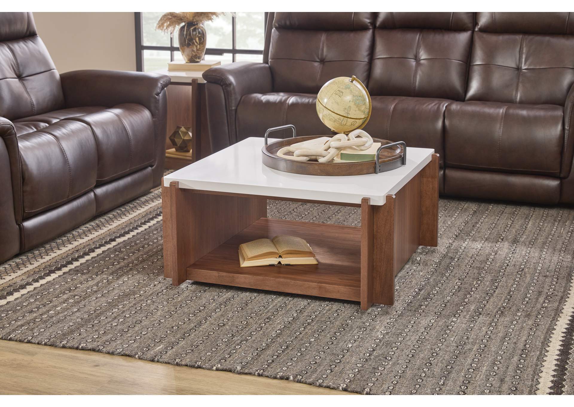 Lincoln Square Coffee Table with Casters image 7