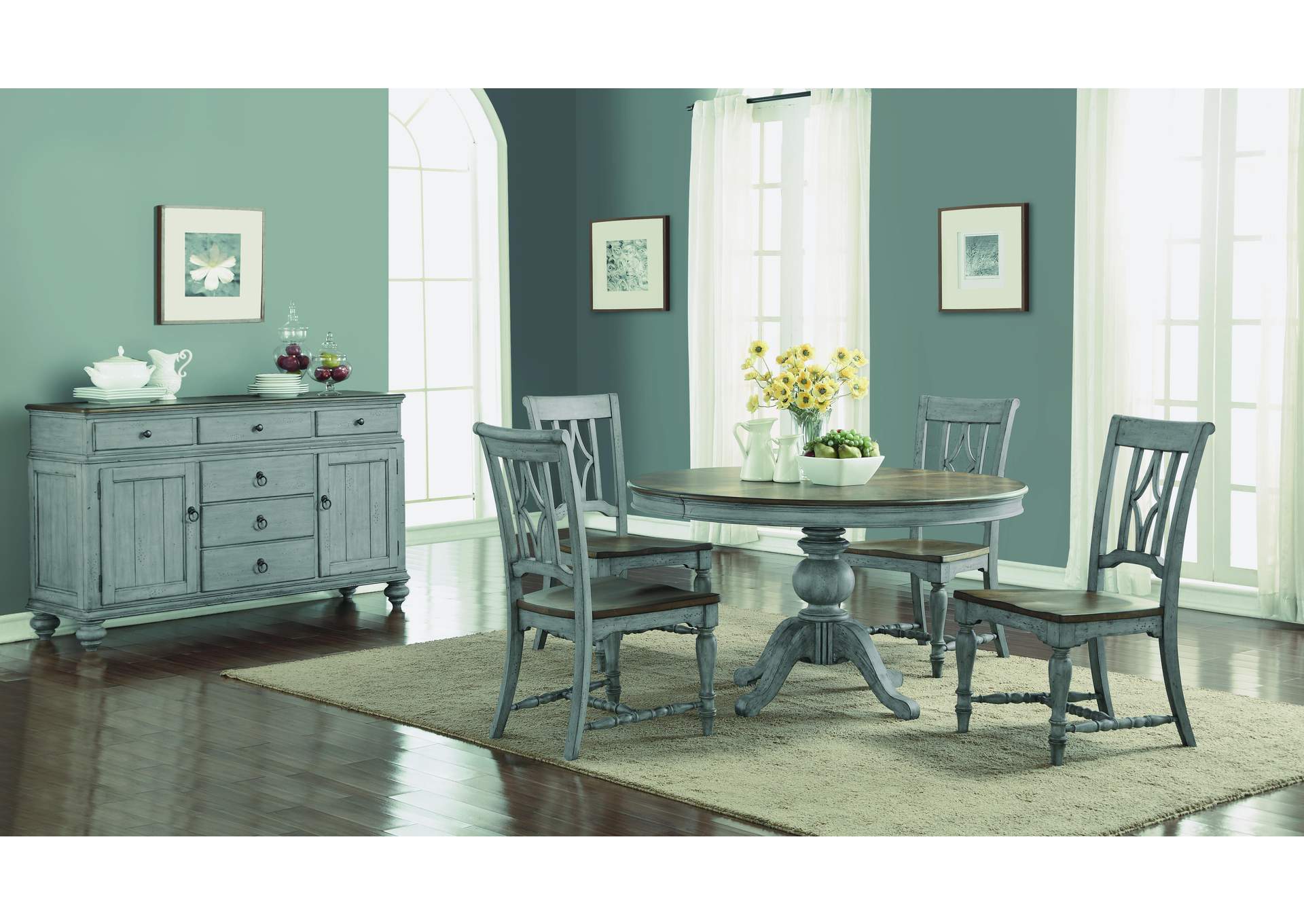 Plymouth Pedestal Dining Table image 5