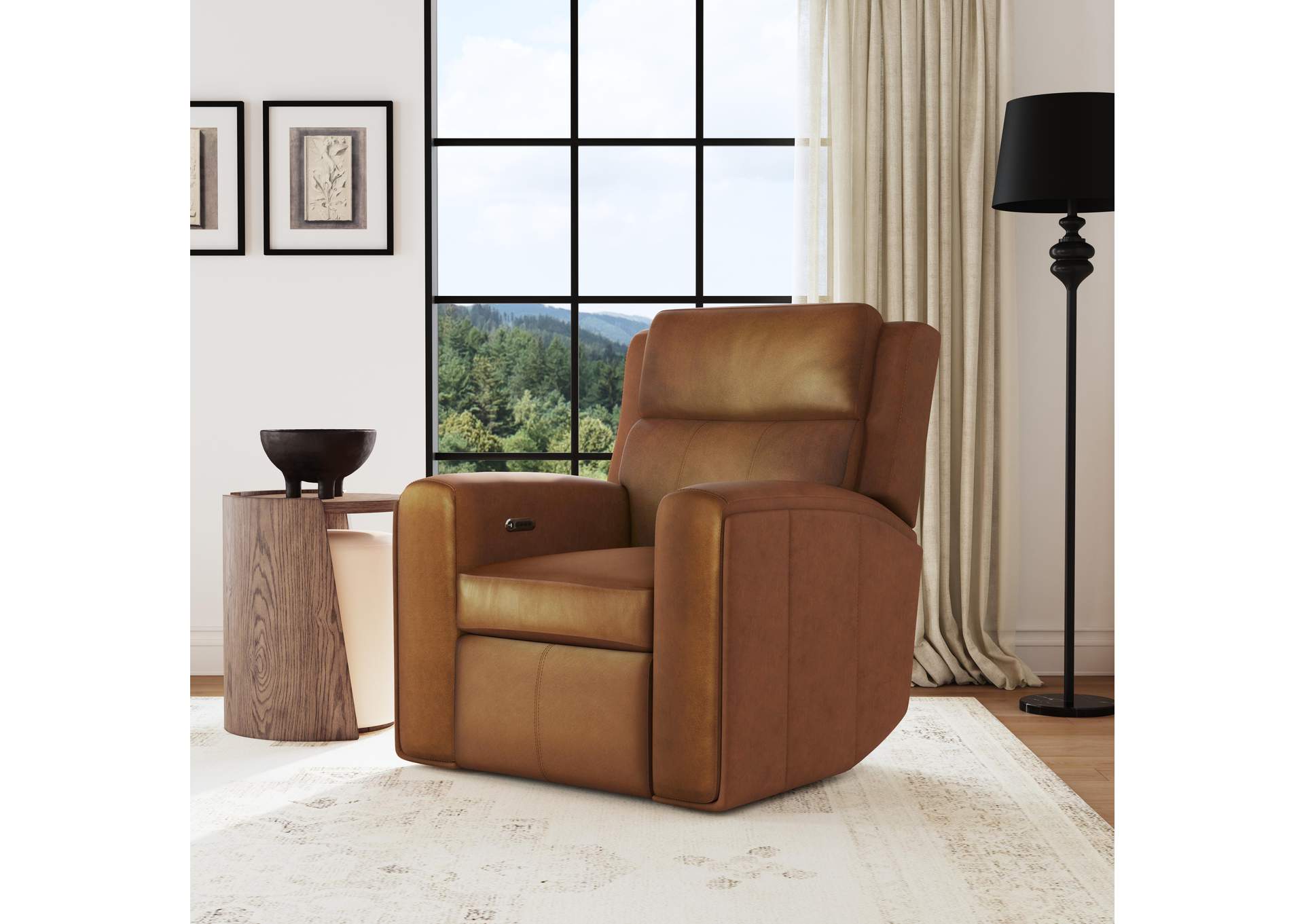 Wyatt Power Recliner with Power Headrest & Lumbar image 6