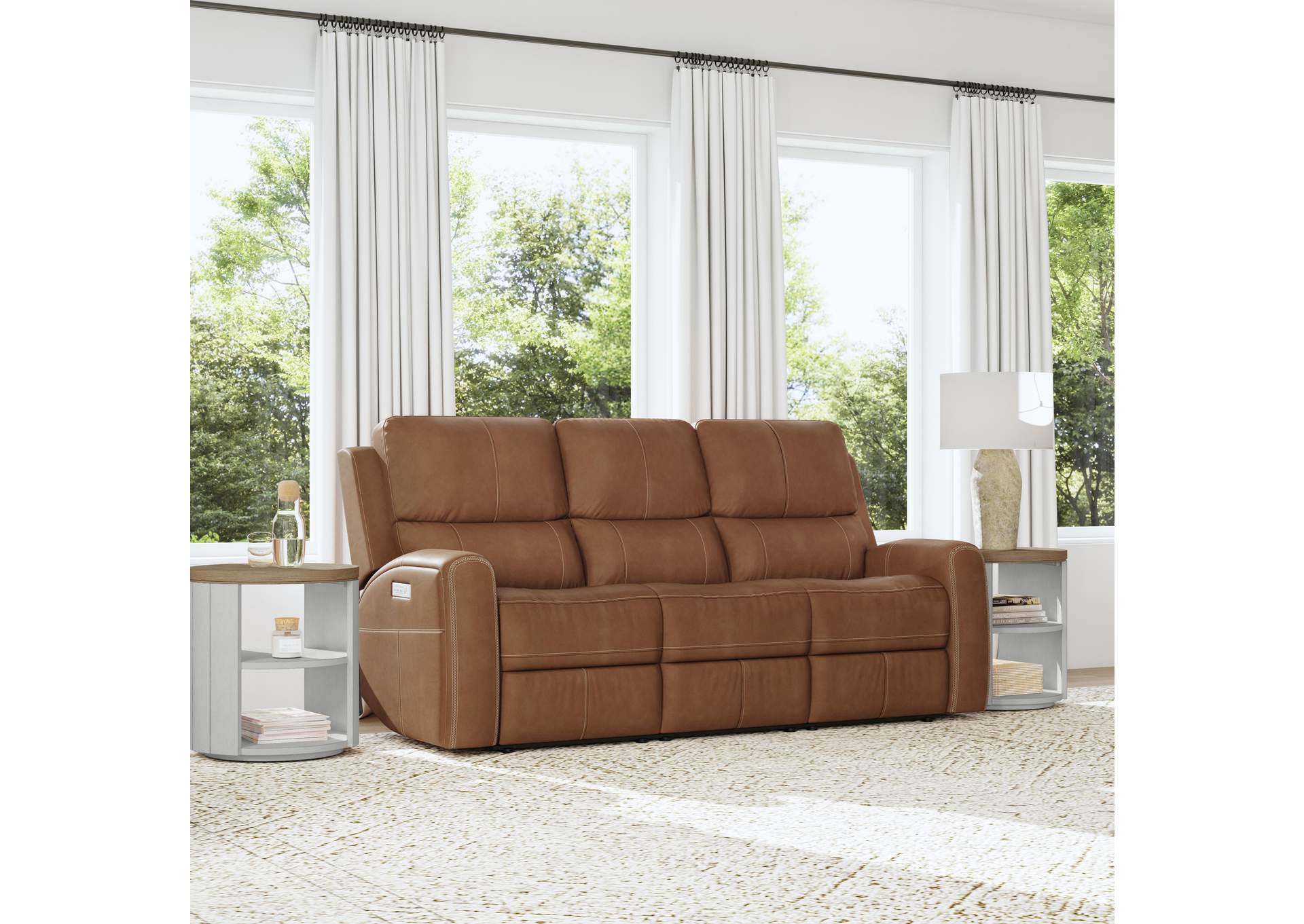 Linden Power Reclining Sofa with Power Headrests & Lumbar image 9