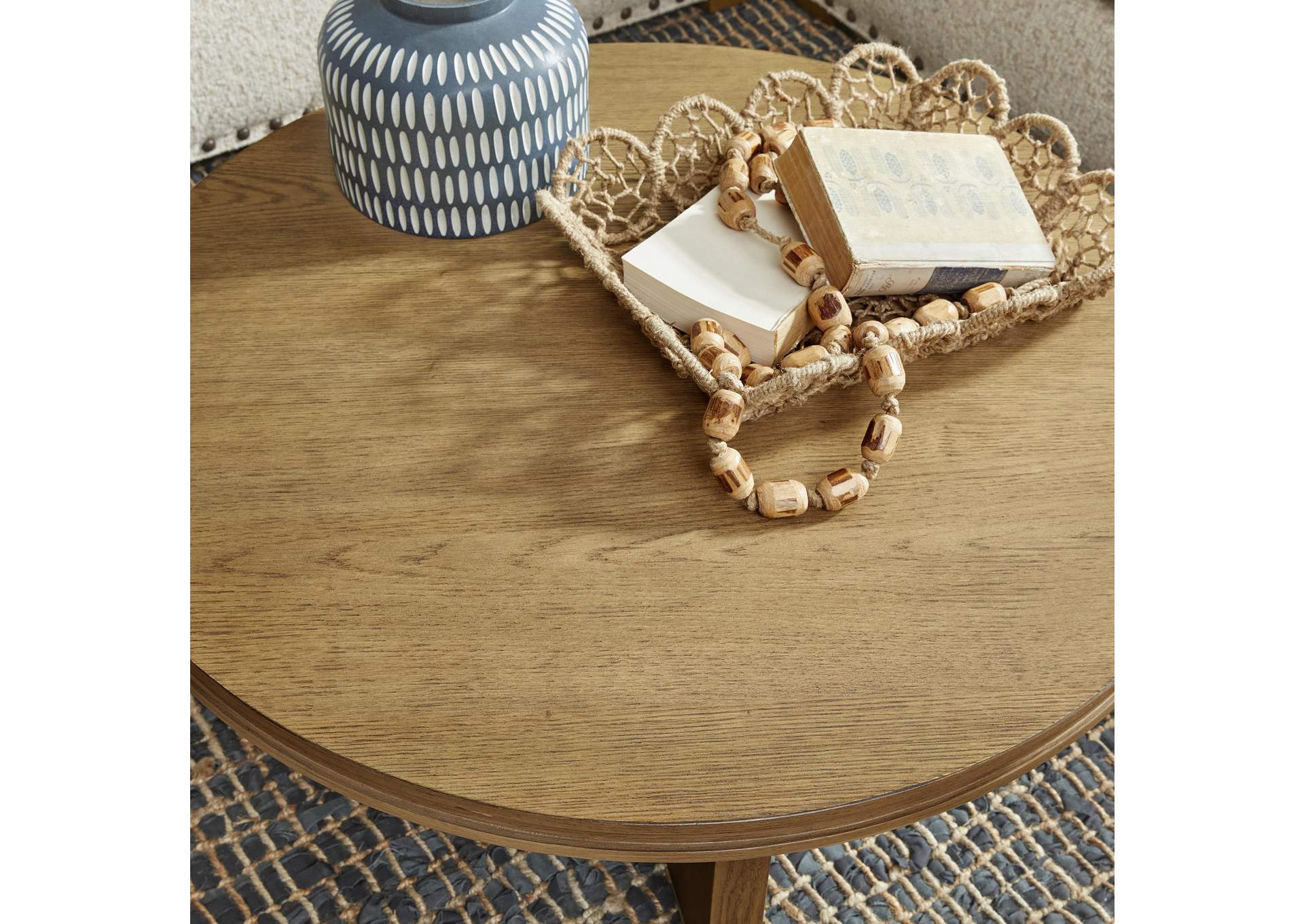 Waterfall Round Coffee Table image 5