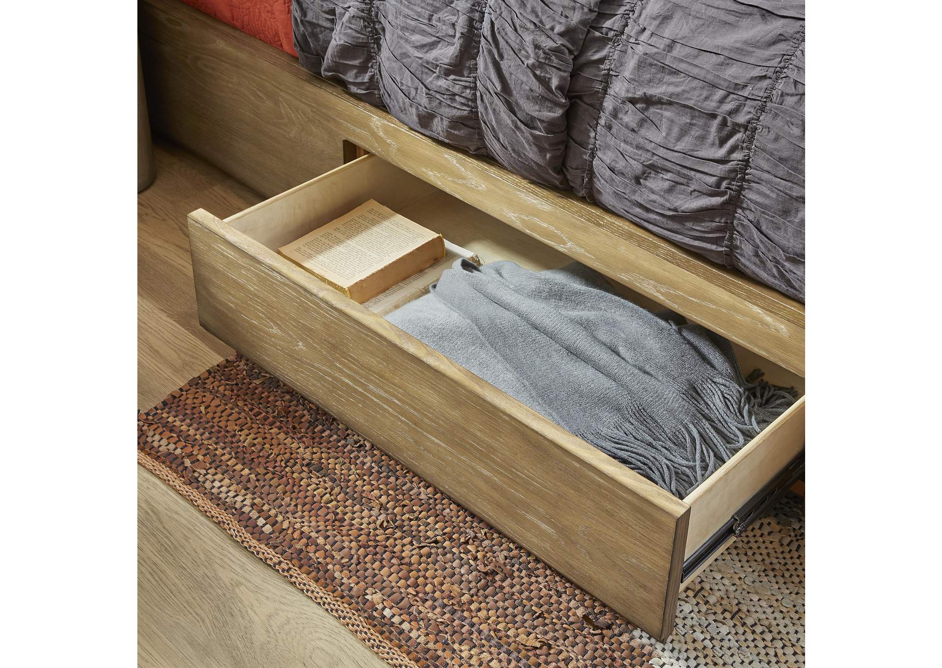 Normandy King Panel Storage Bed image 6