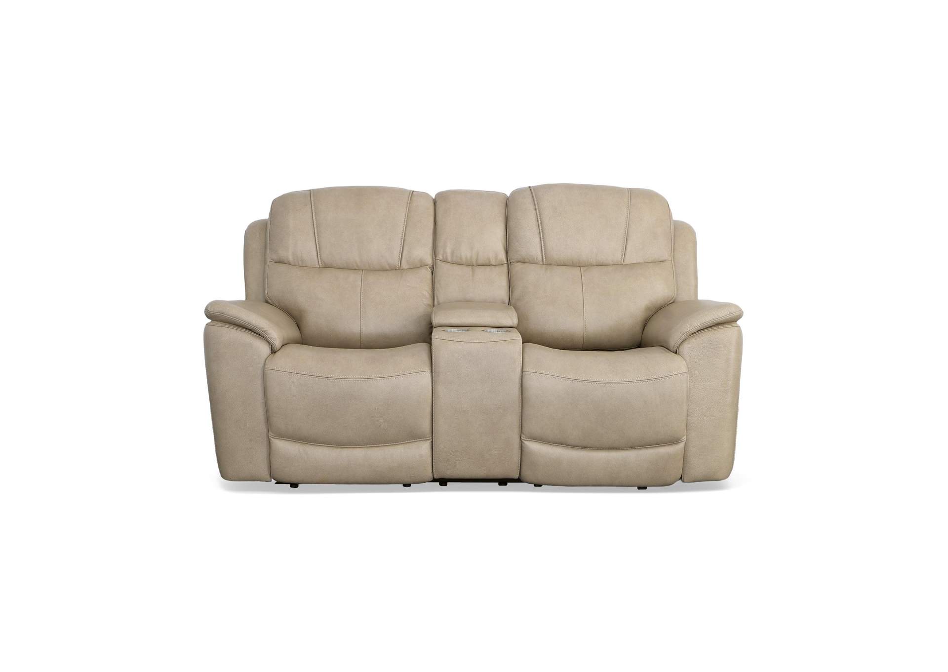 Crew Power Reclining Loveseat with Console, Power Headrests & Lumbar image 7
