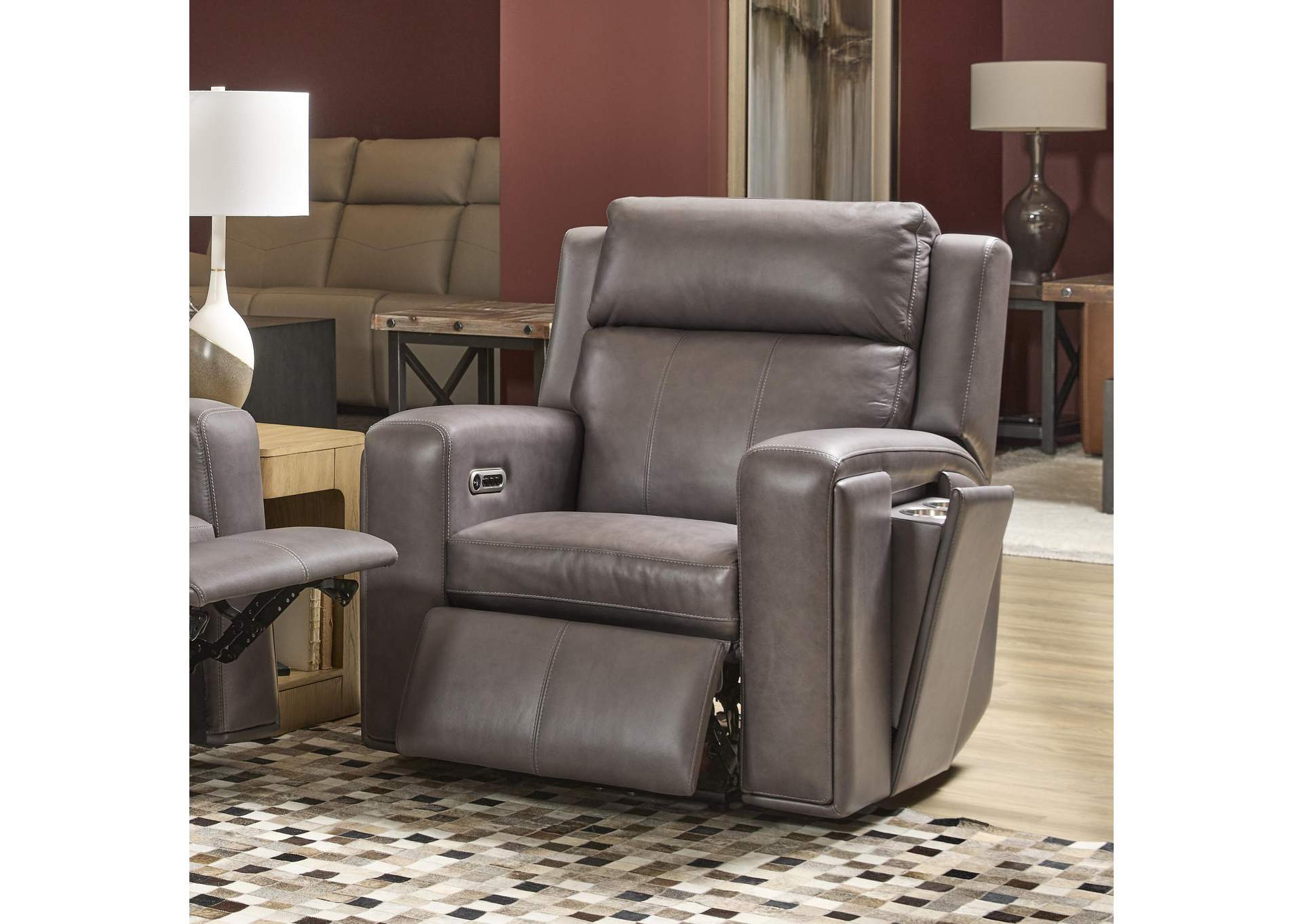 Wyatt Power Recliner with Power Headrest & Lumbar image 14