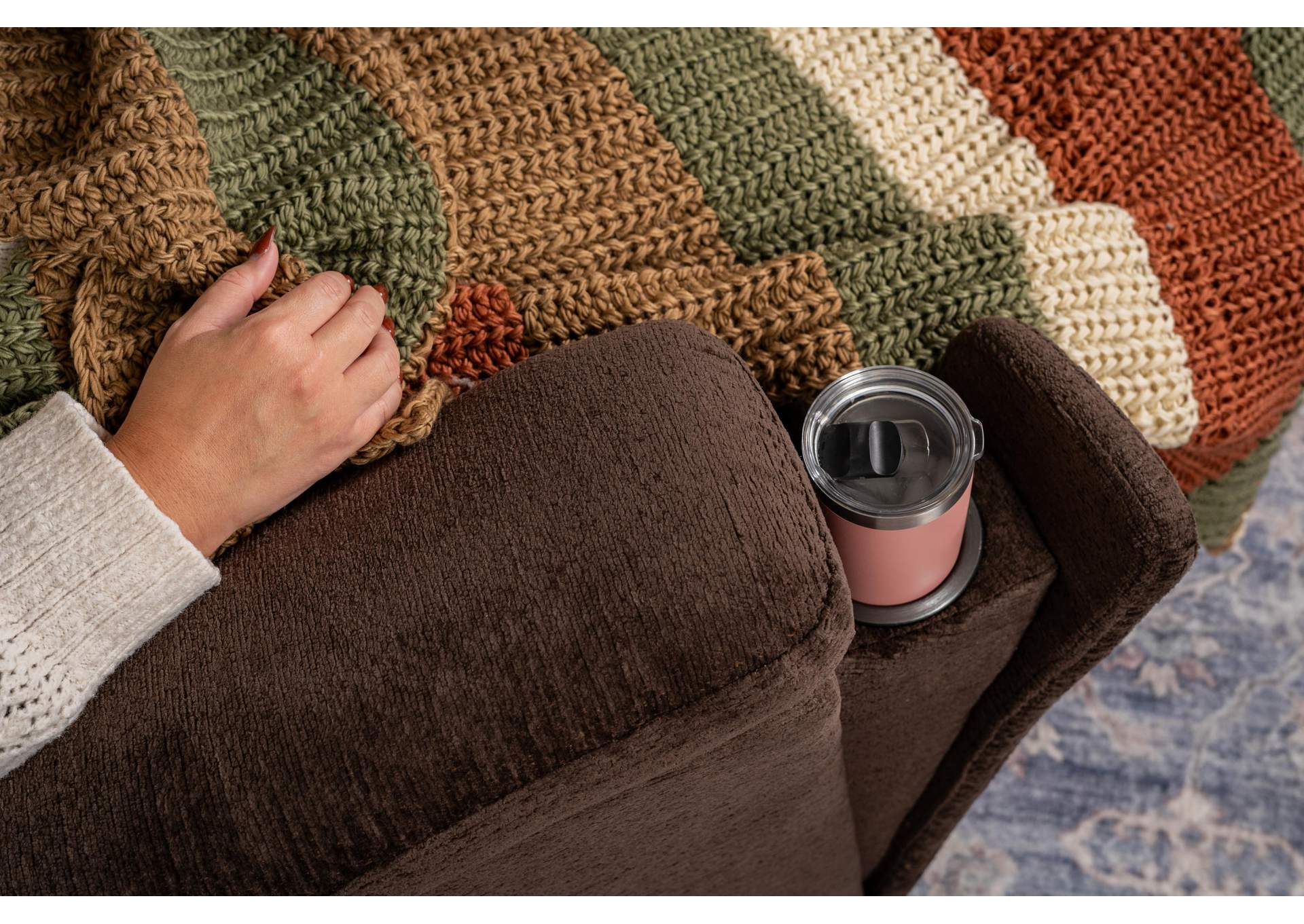 Plush Perfect Match Gliding Recliner image 9