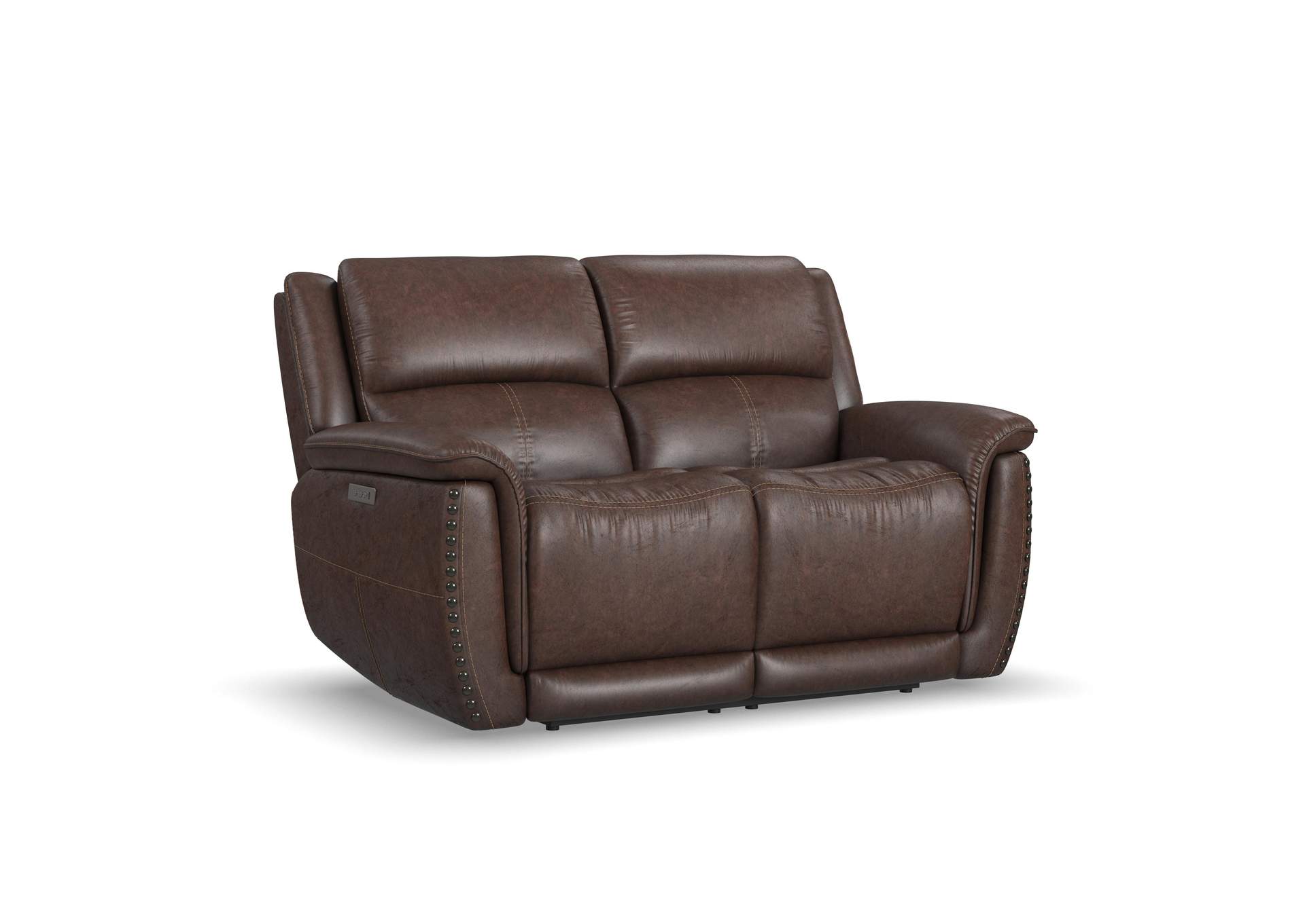 Beau Power Reclining Loveseat with Power Headrests image 1