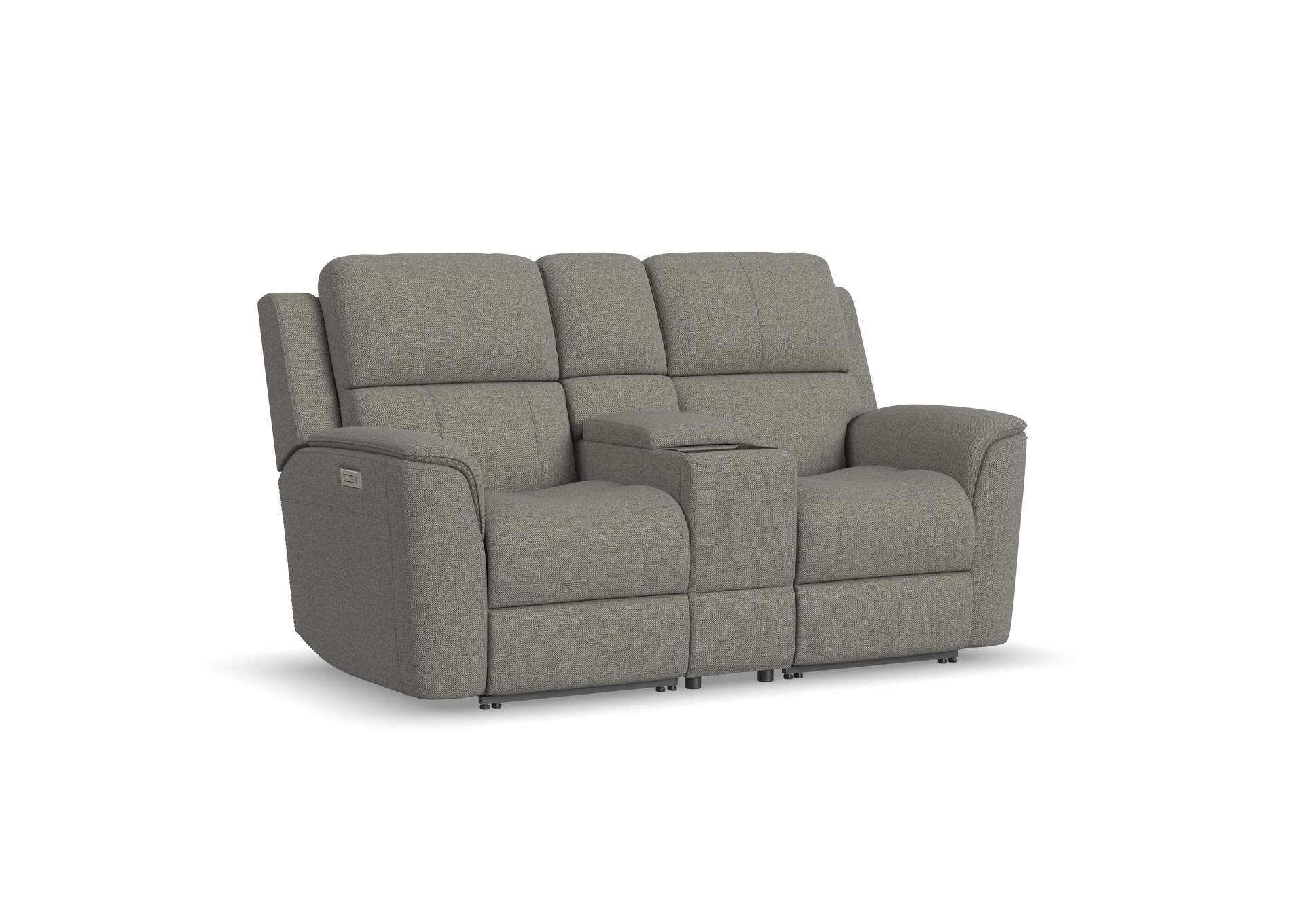 Henry Power Reclining Loveseat with Console & Power Headrests & Lumbar image 1