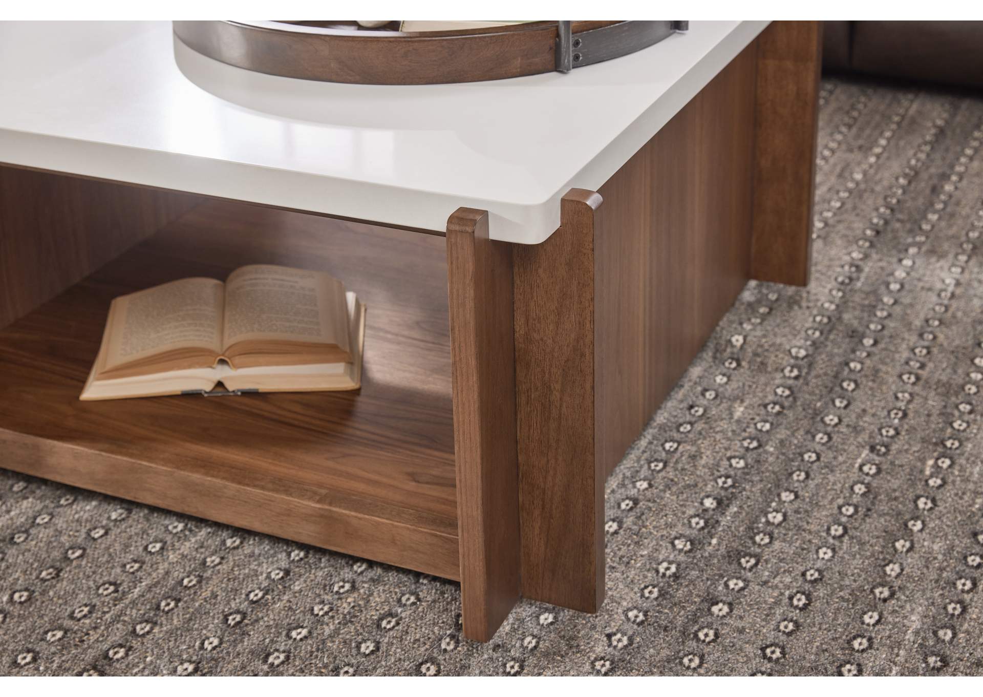 Lincoln Square Coffee Table with Casters image 9