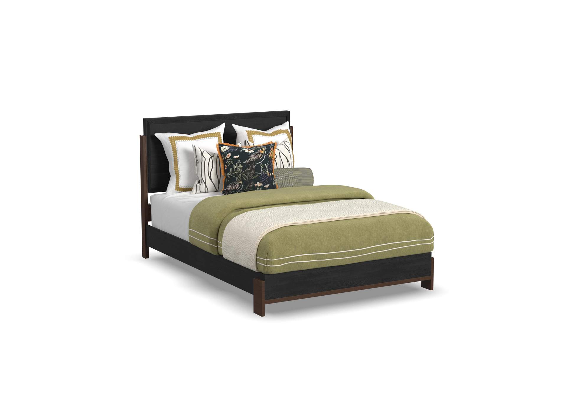 Waterfall Queen Panel Bed image 1