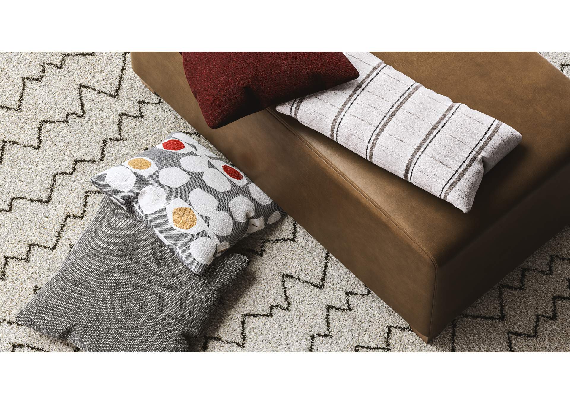 Cascade Rectangular Cocktail Ottoman image 11