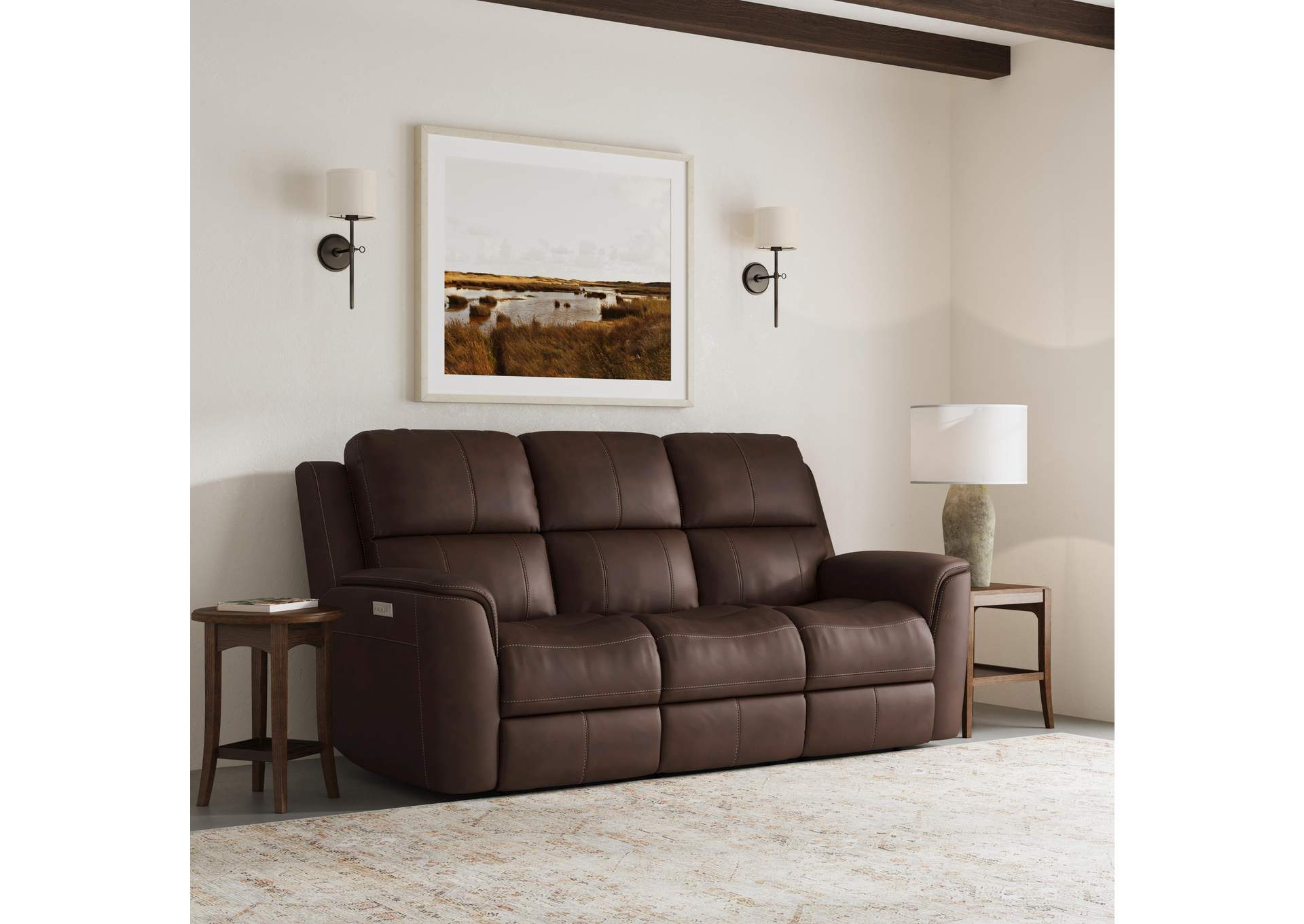 Henry Power Reclining Sofa with Power Headrests & Lumbar image 8