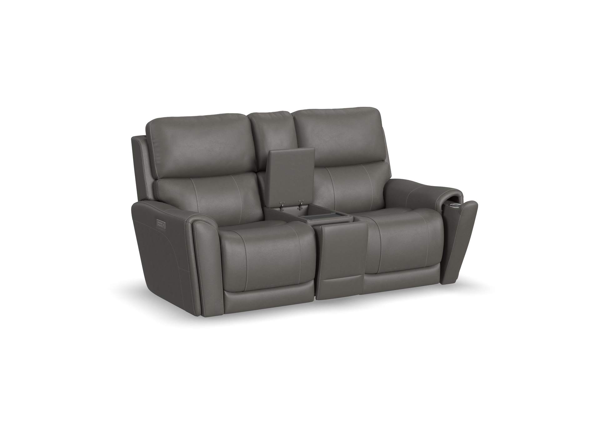 Carter Power Reclining Loveseat with Console & Power Headrests & Lumbar image 3