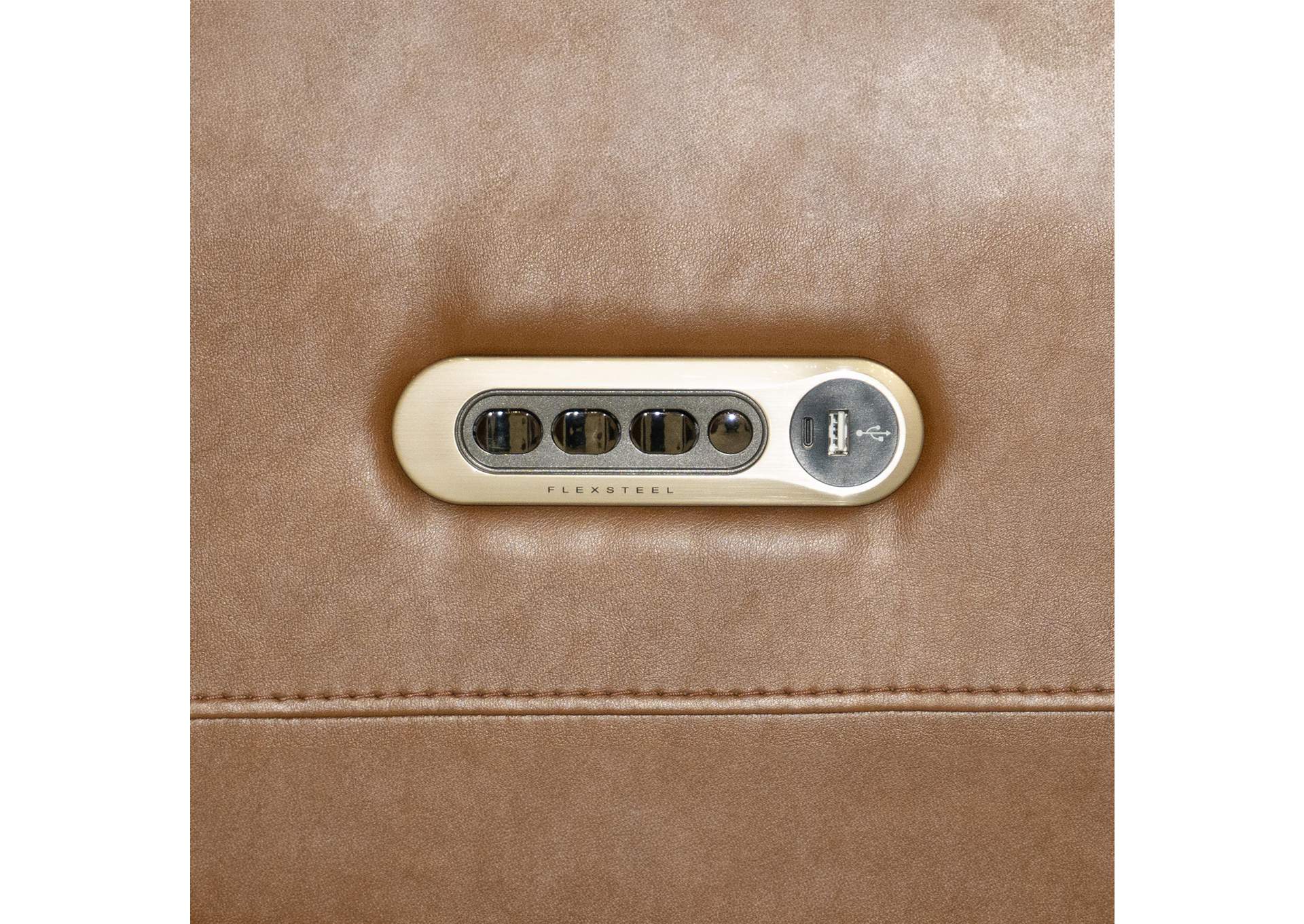 Alister Power Gliding Loveseat with Console, Power Headrests & Lumbar image 10