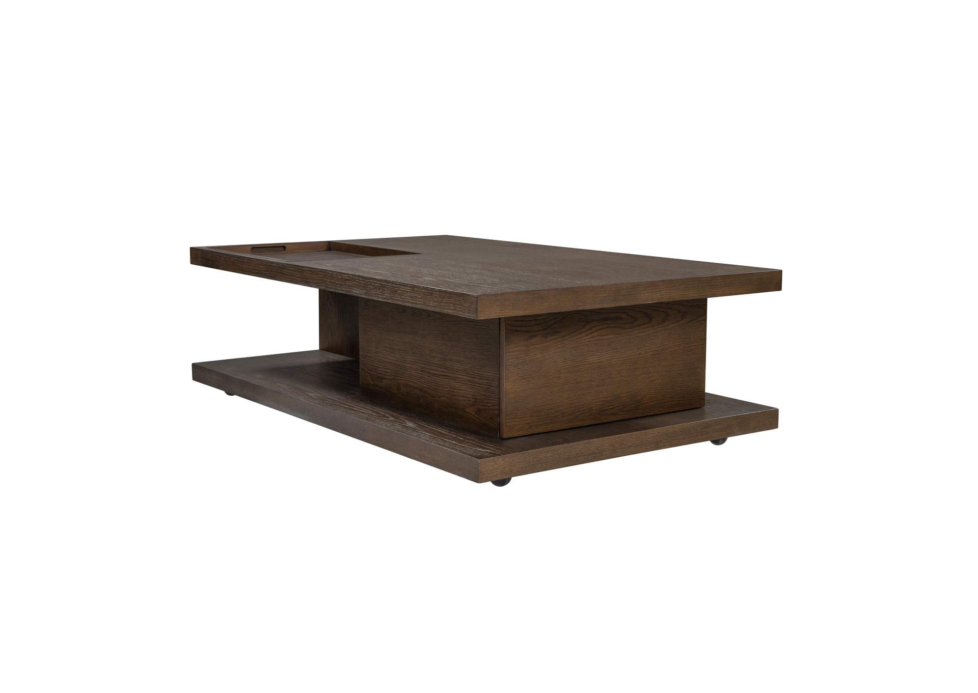 Athens Rectangular Coffee Table with Casters image 1