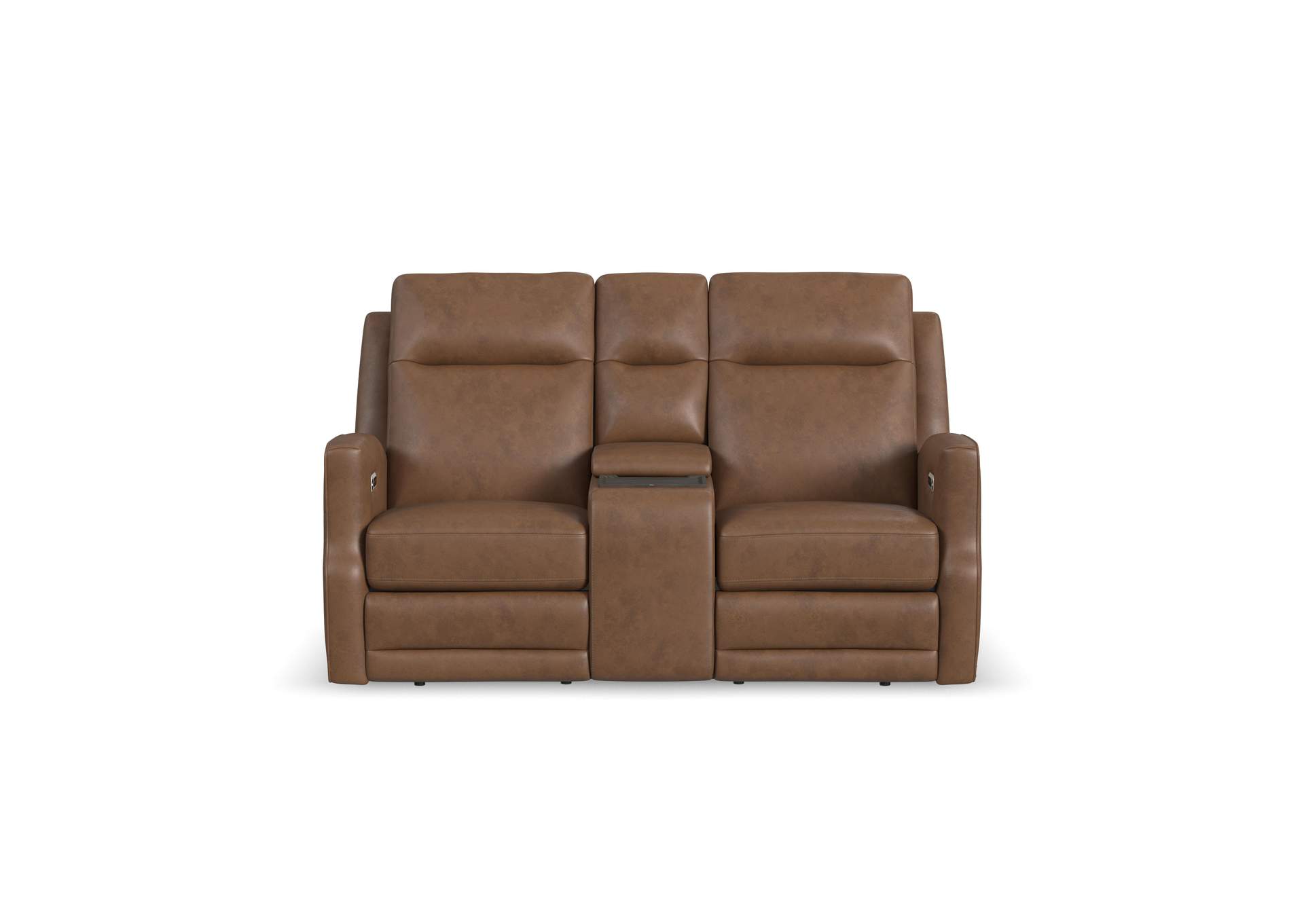 Maxwell Power Reclining Loveseat with Console, Power Headrests and Lumbar image 3